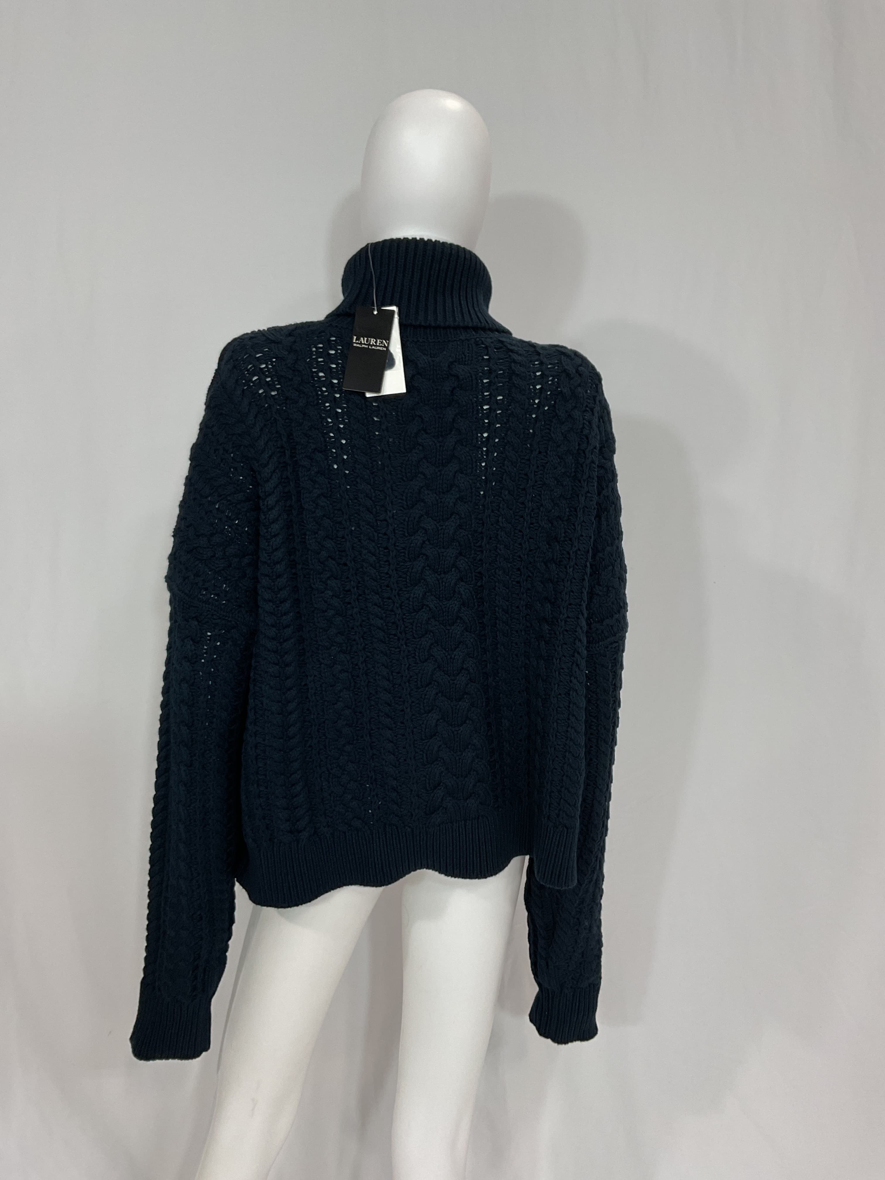 Cable-Knit Cotton-Blend Turtleneck - Image 4