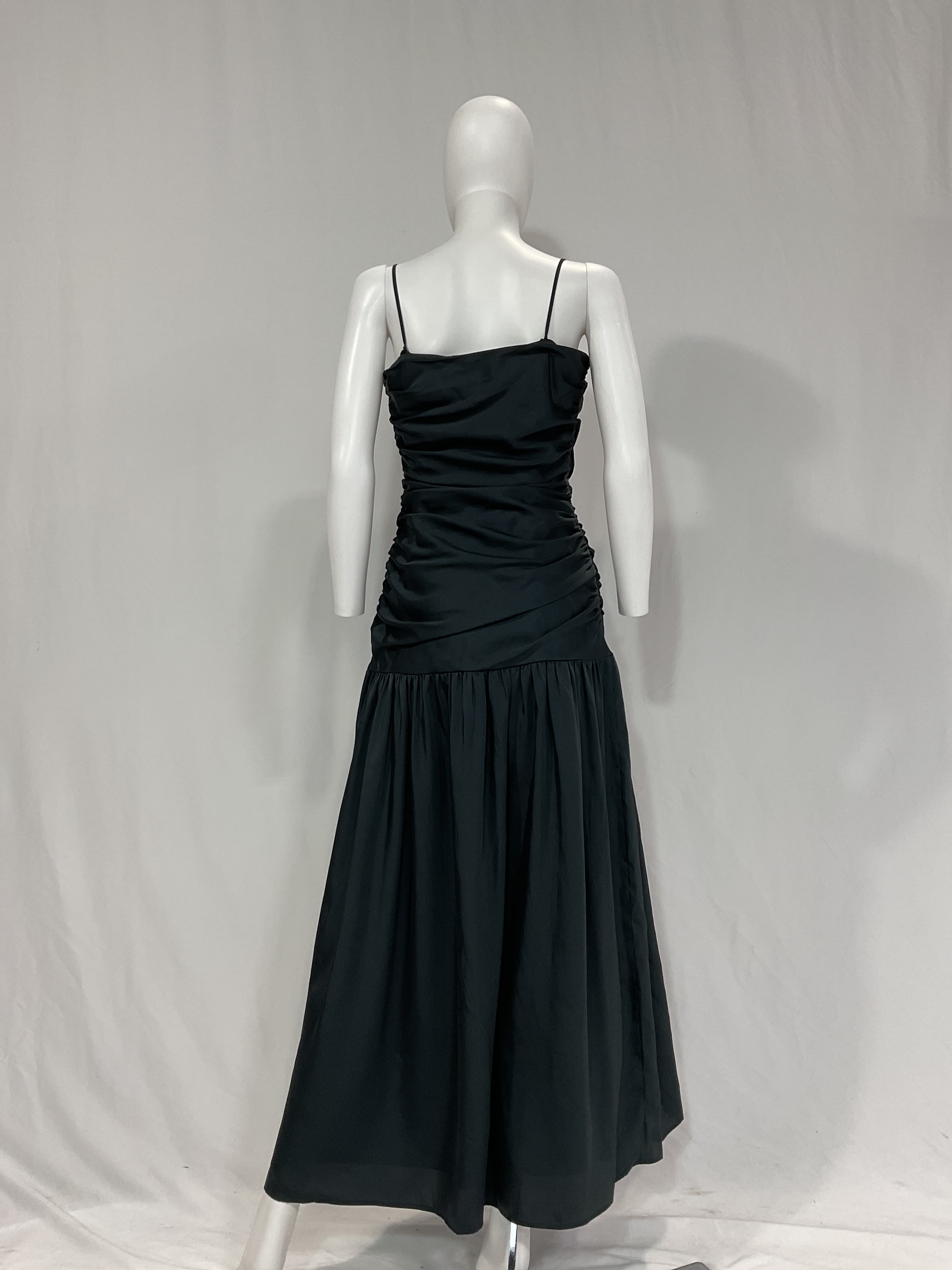 Natalia Ruched Recycled Duchesse-Satin Maxi Dress - Image 4