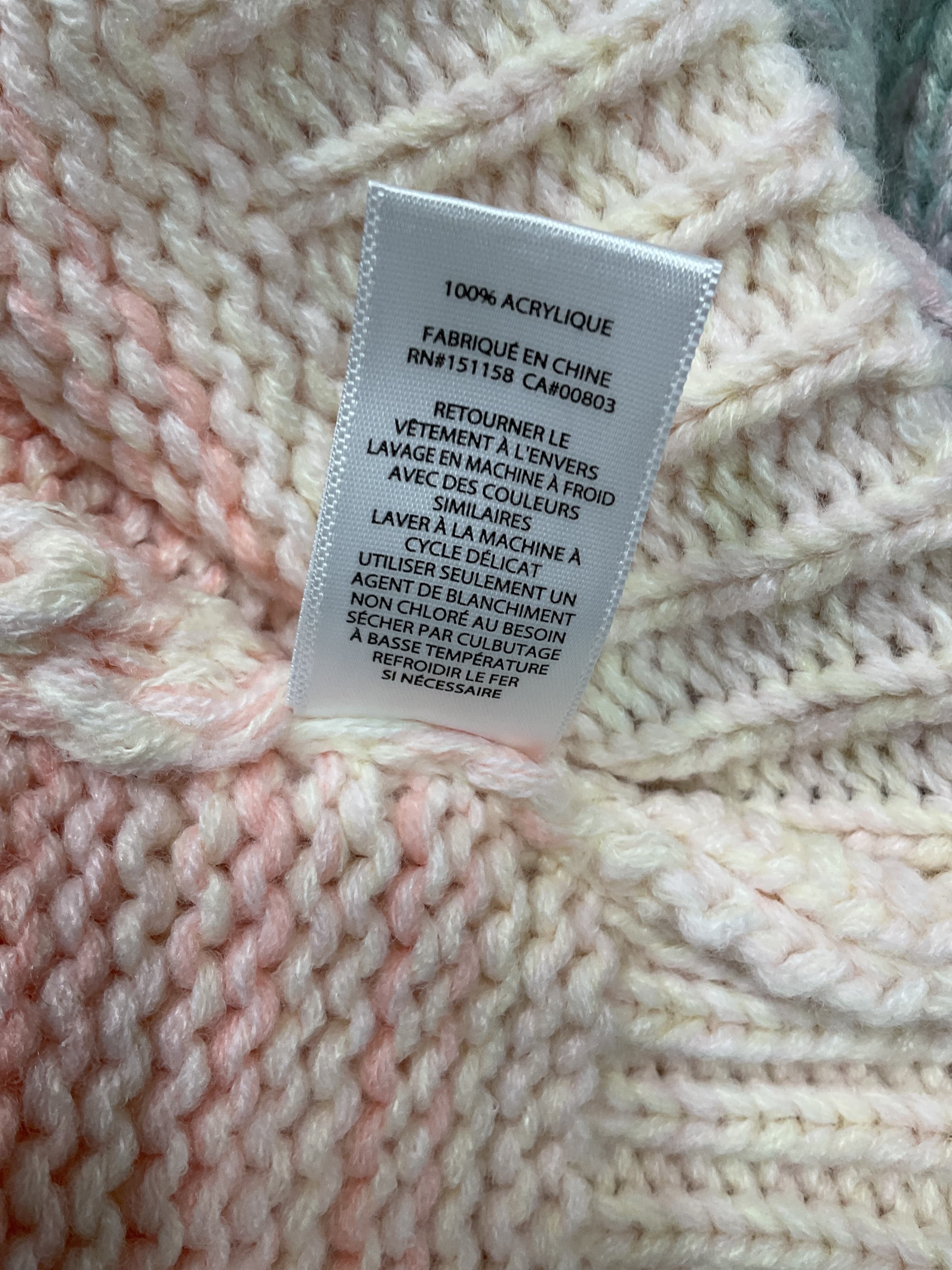 Ombre Cardigan In Taffy Multi - Image 4