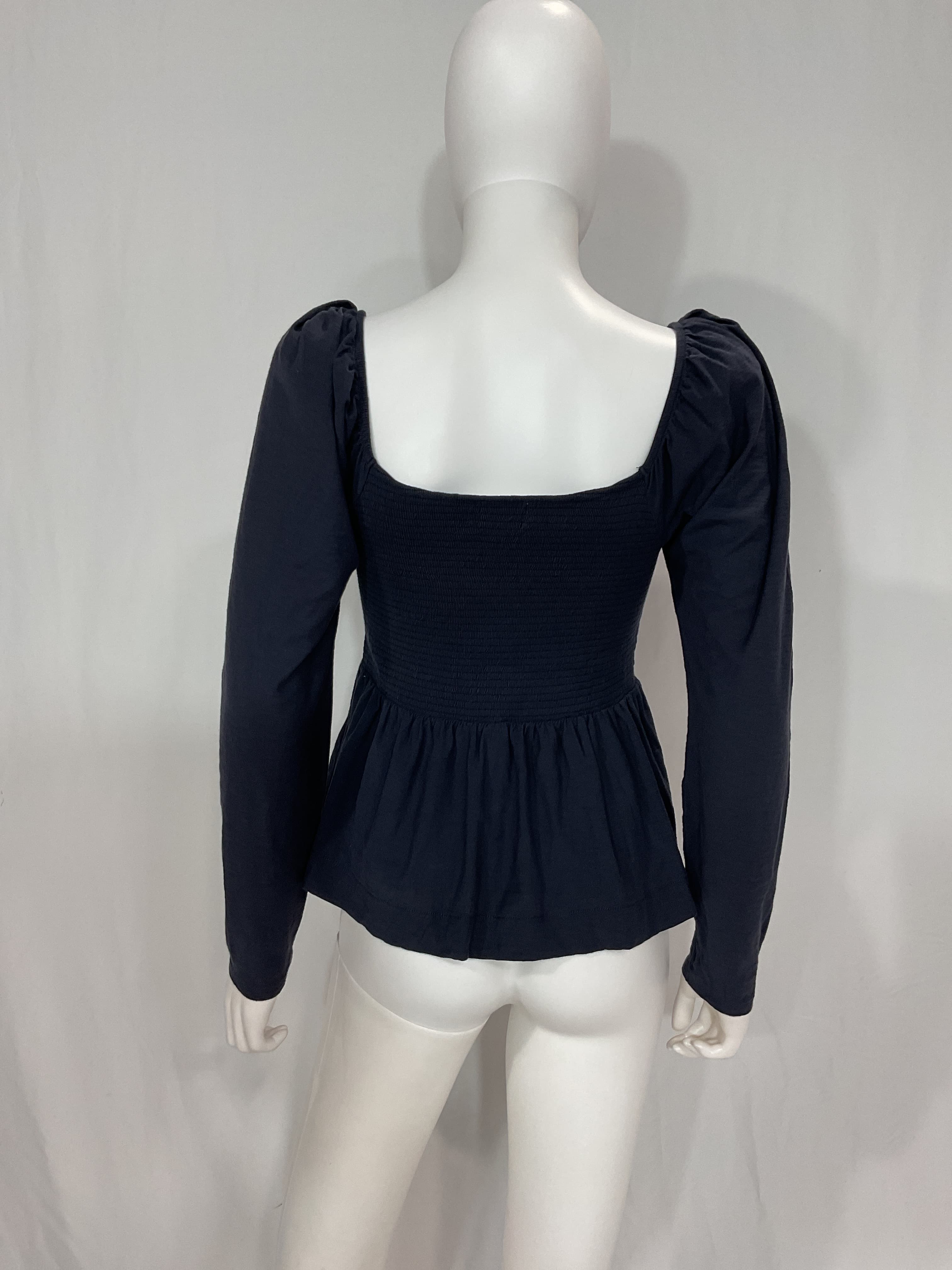 Zoie Babydoll Tee In It's Navy - Image 2