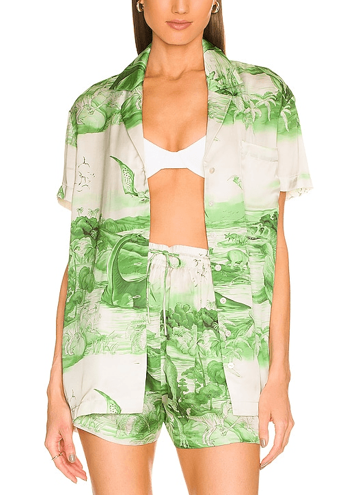 Elsie Top In Bronto Dino Multi - Image 1