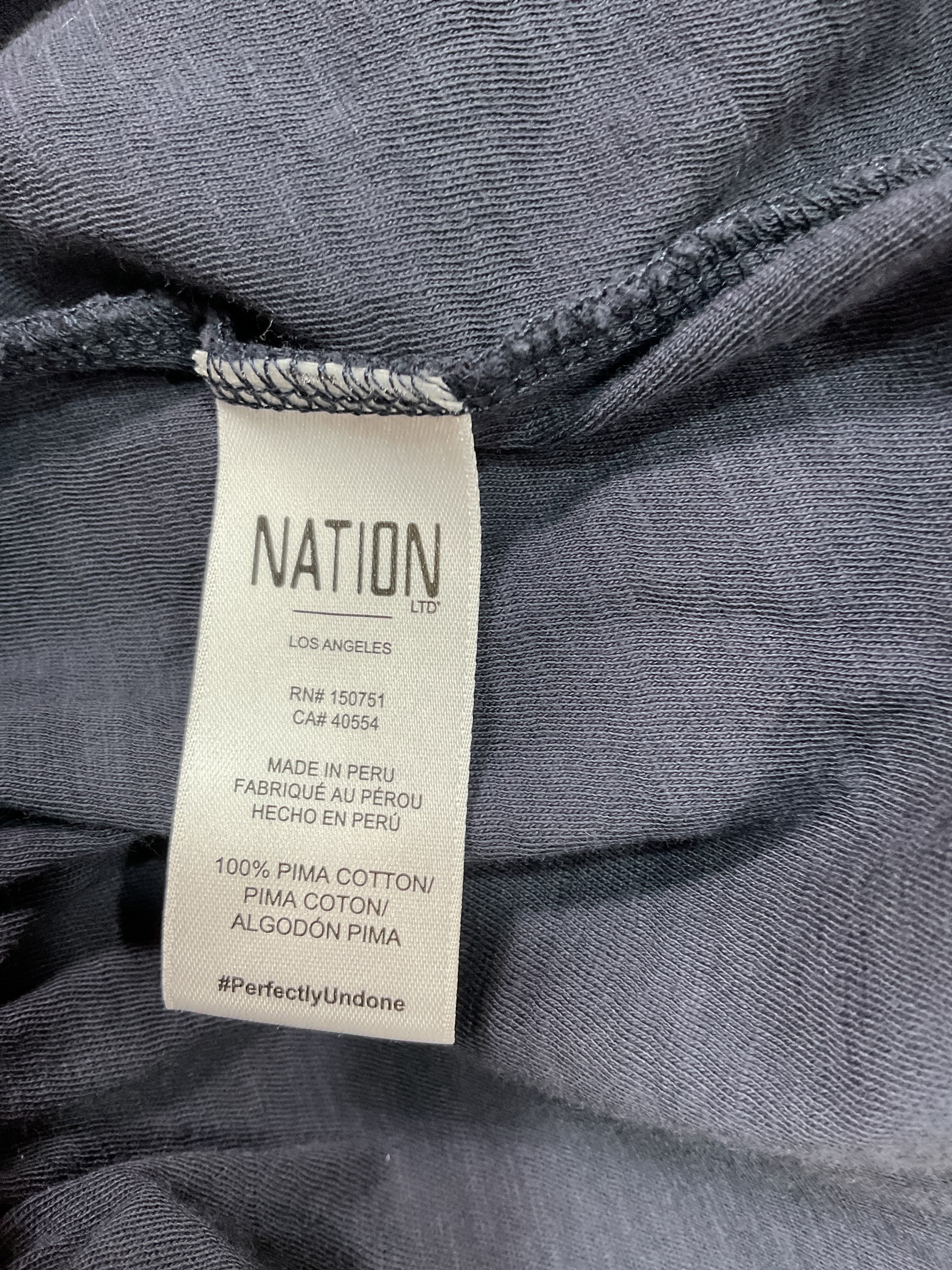 Zoie Babydoll Tee In It's Navy - Image 4
