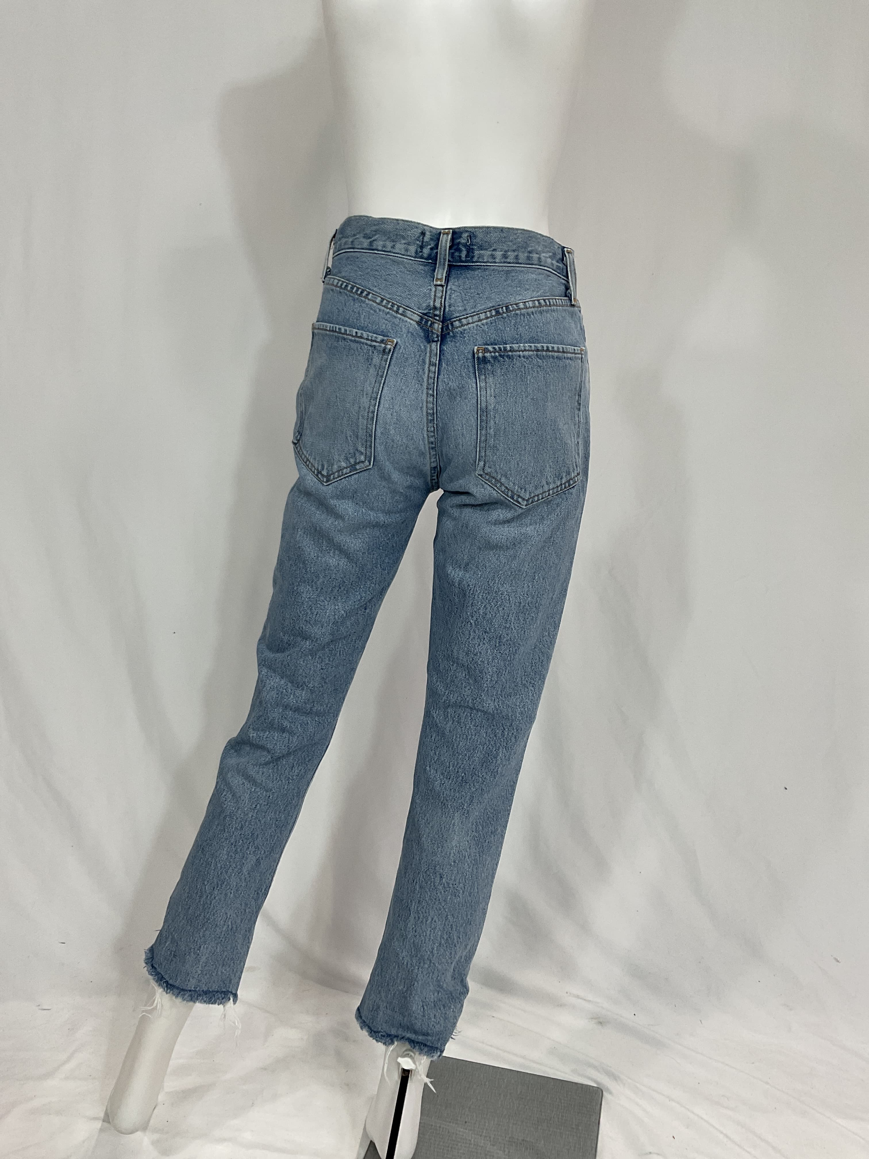 Riley High Rise Straight Crop Jeans - Image 3