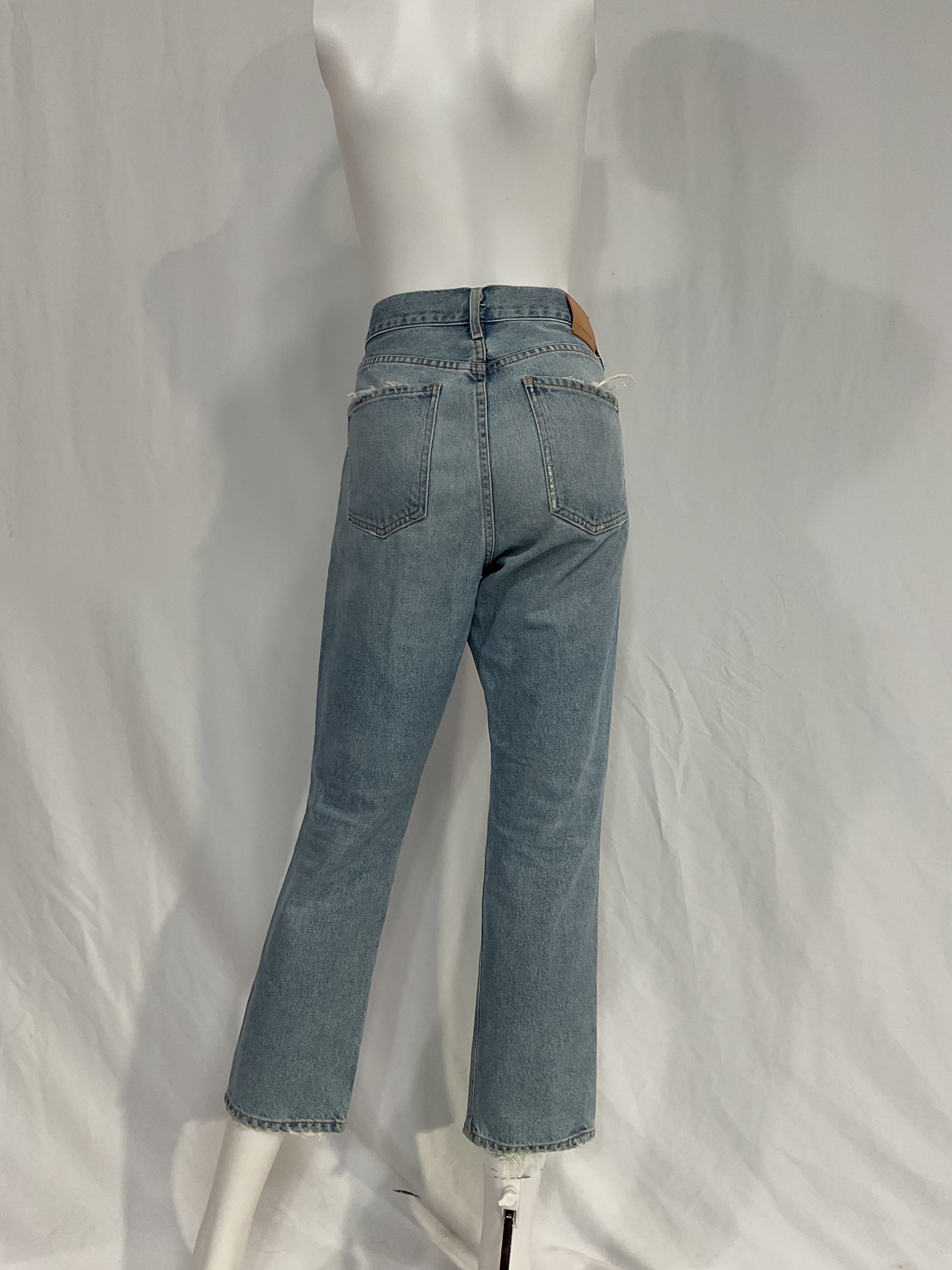 Charlotte Crop High Rise Straight Jeans - Image 4