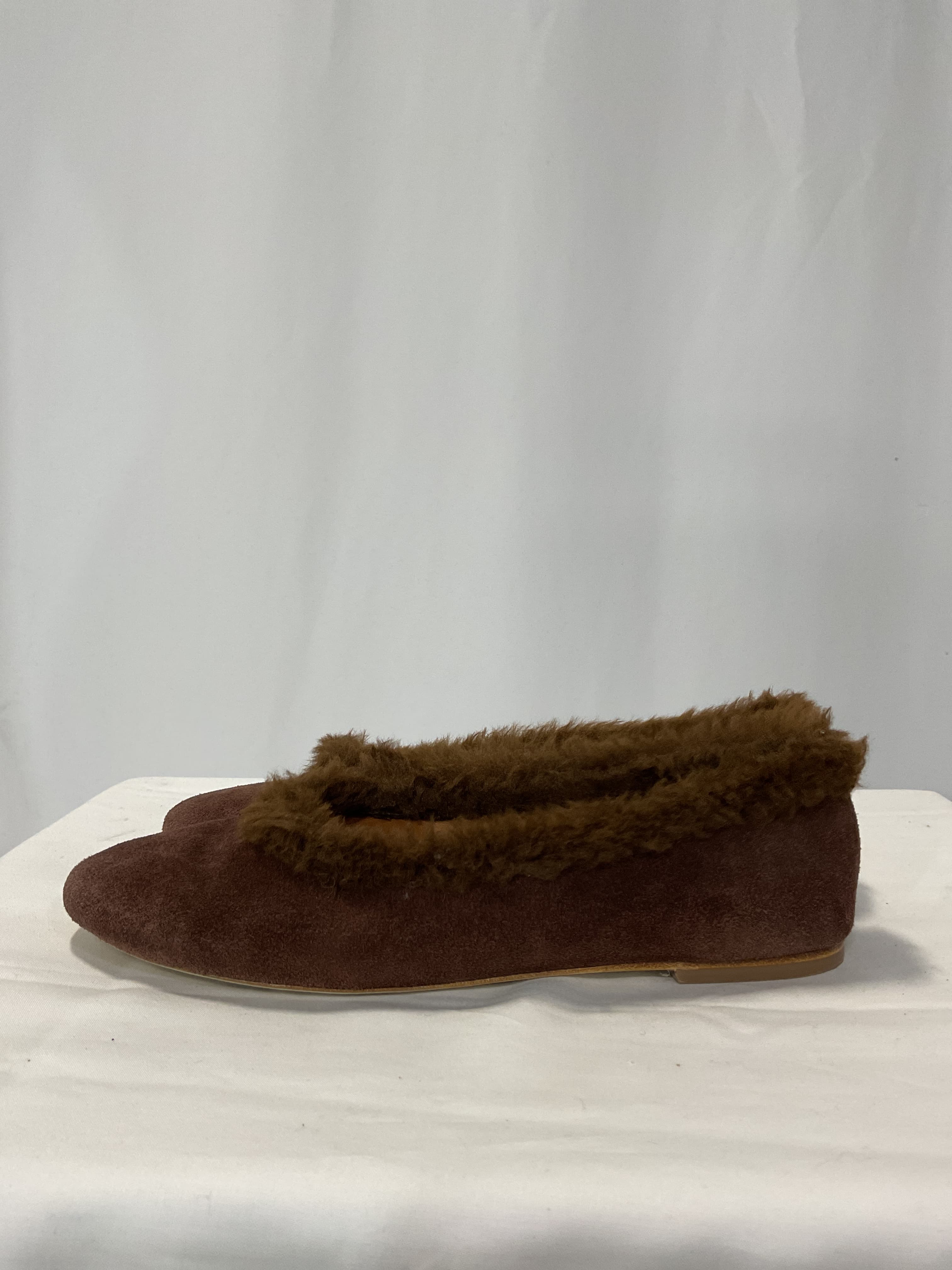 Alba Faux Fur Trim Ballet Flats - Image 4