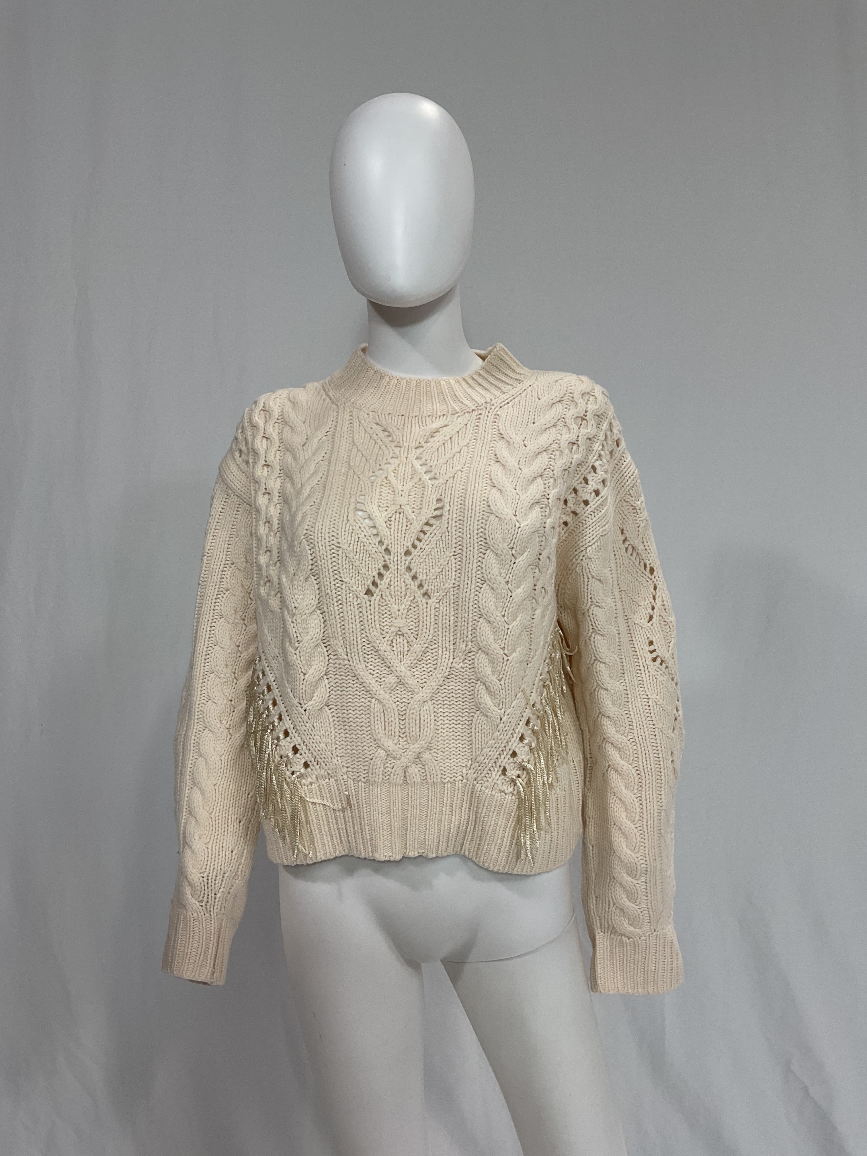 Fringe Cable Sweater - Image 4