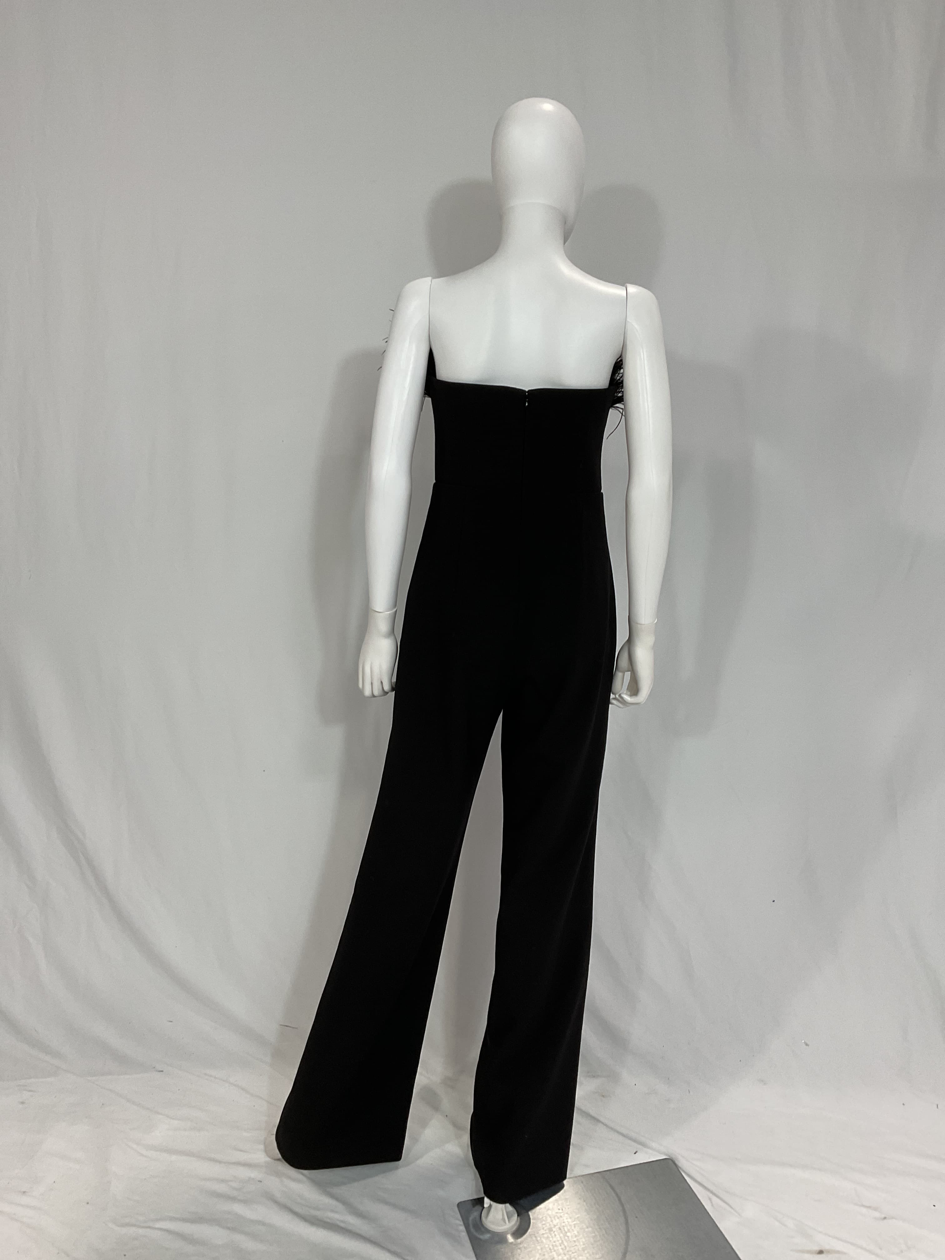 Desi Feather Trim Jumpsuit - Image 3