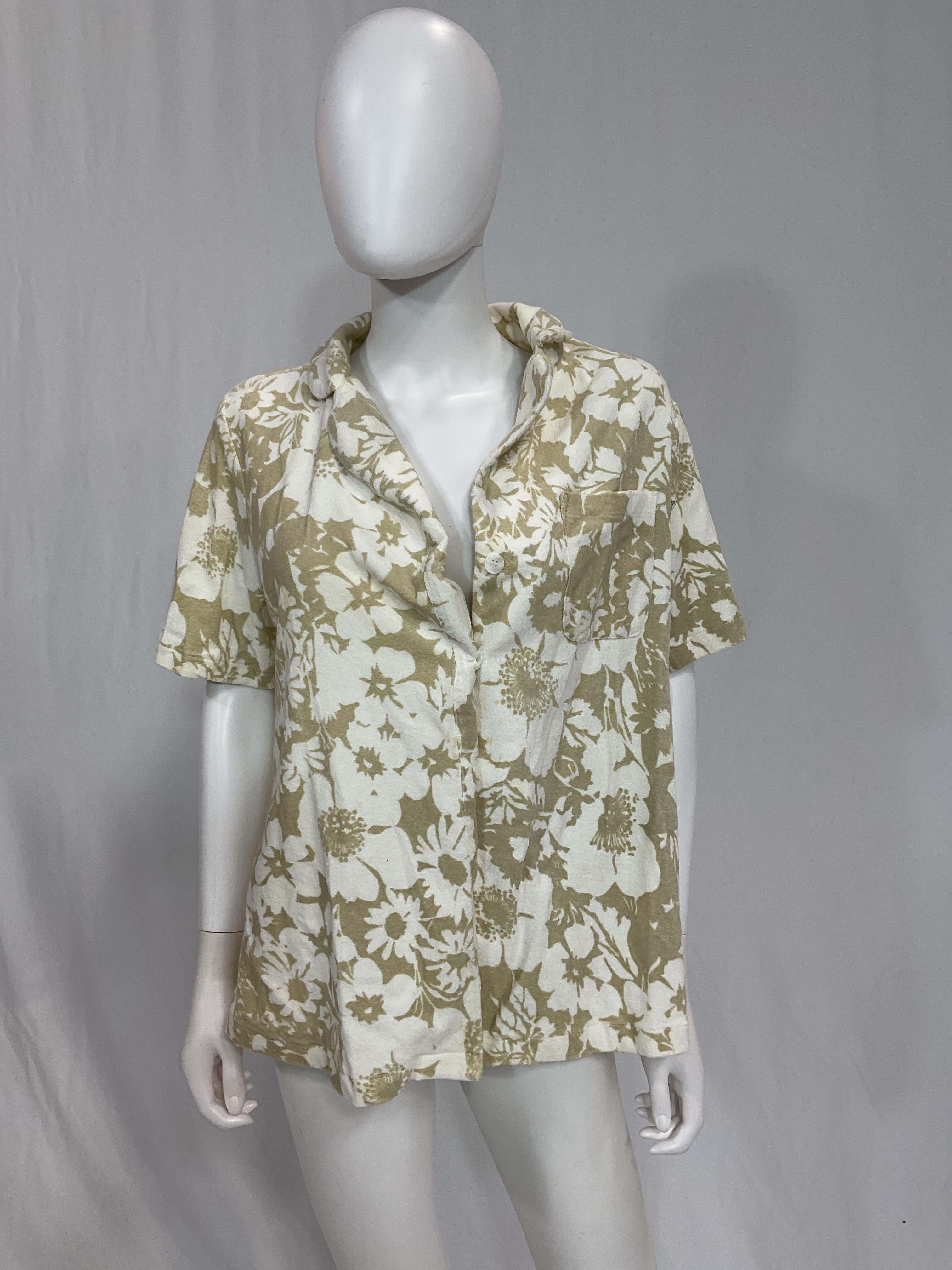 Montina Floral-Print Cotton-Terry Shirt - Image 2