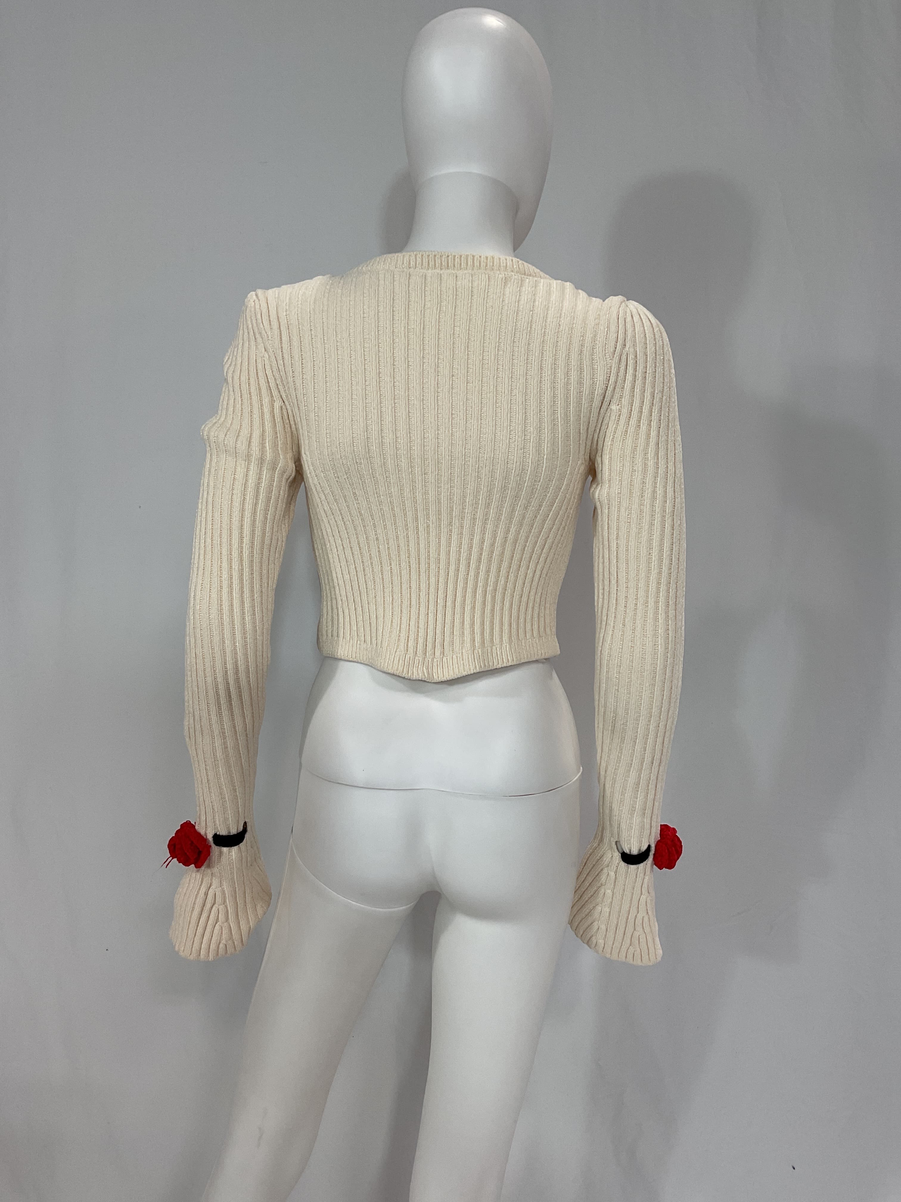 Roxana Cardigan In White - Image 3