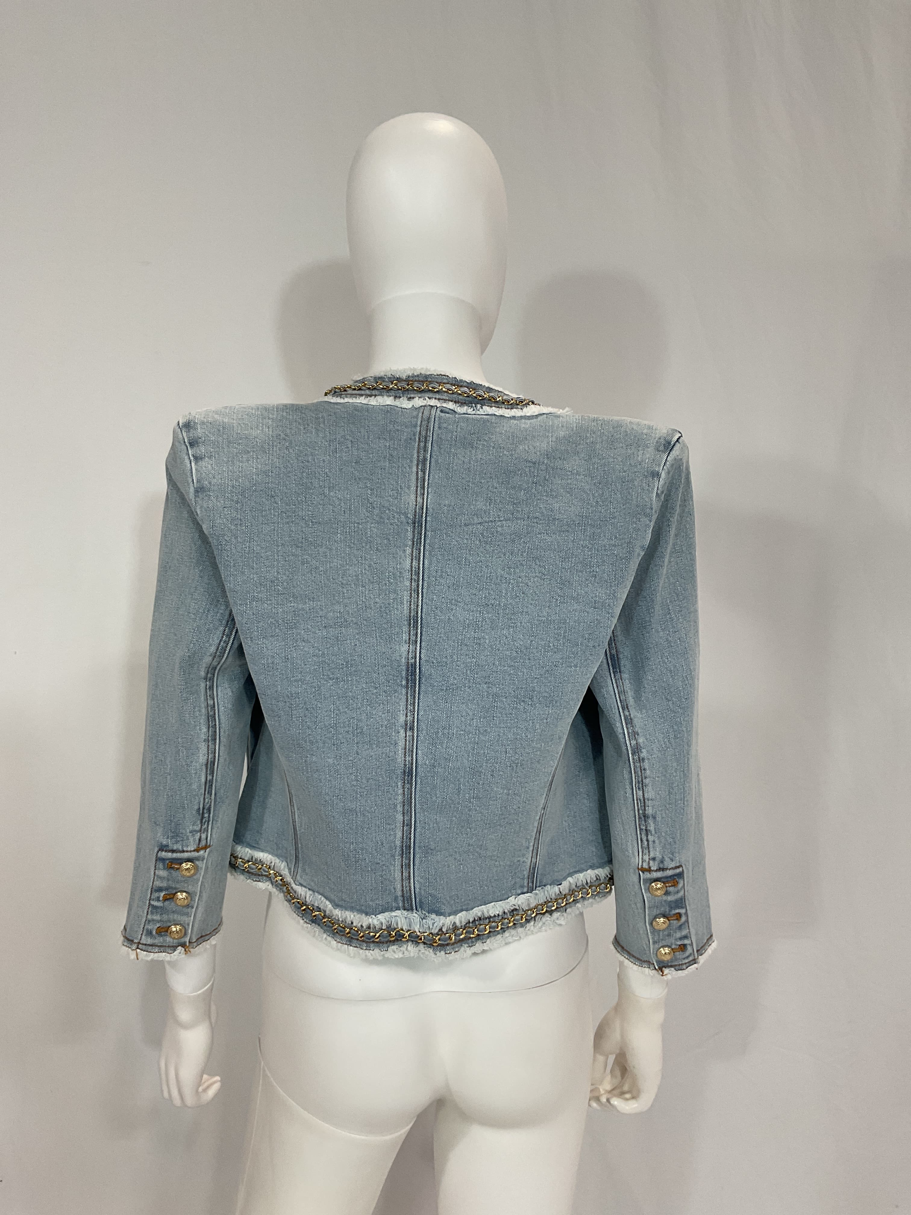 Kenzie Jacket In Light Blue - Image 3