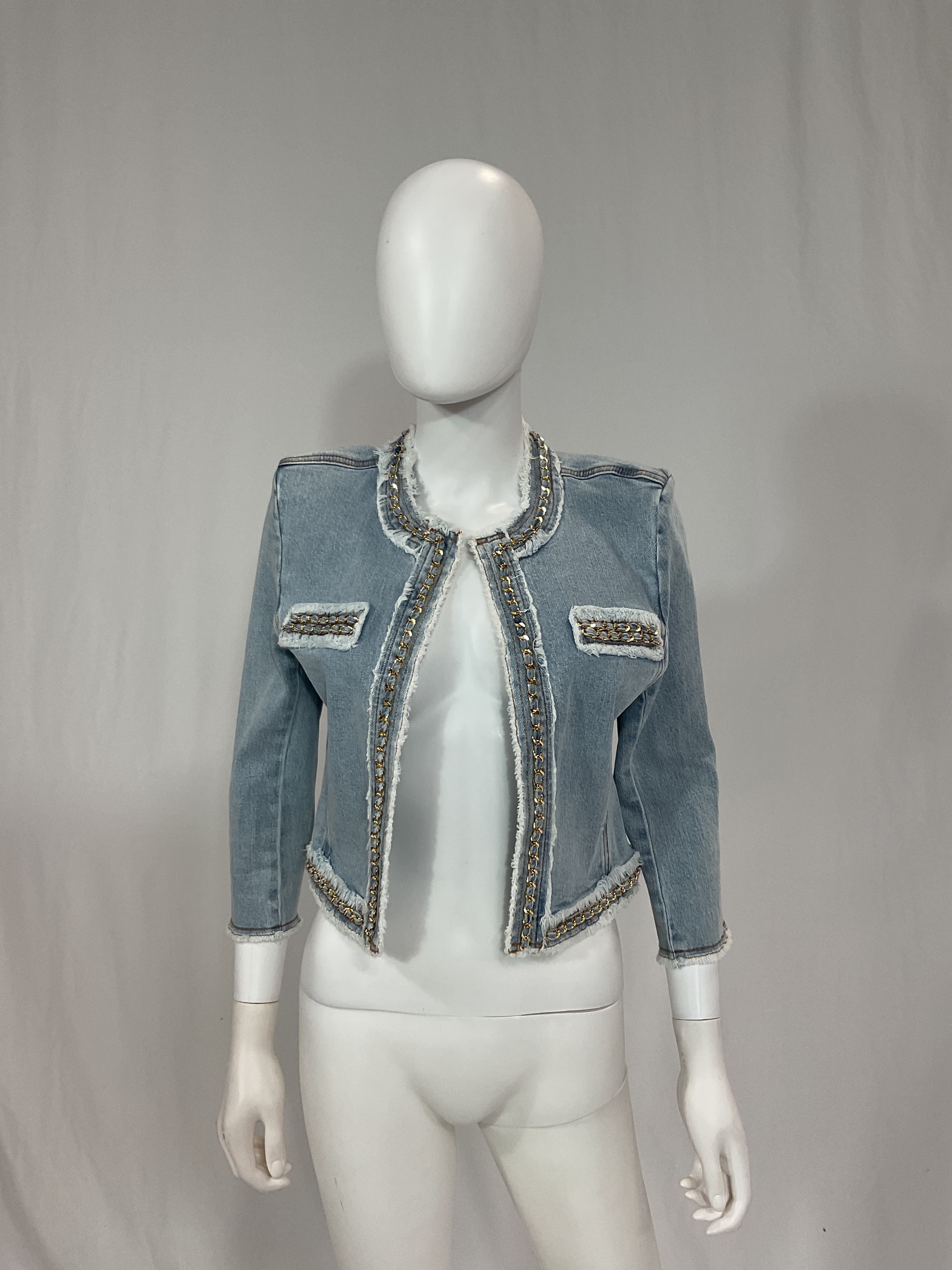 Kenzie Jacket In Light Blue - Image 4