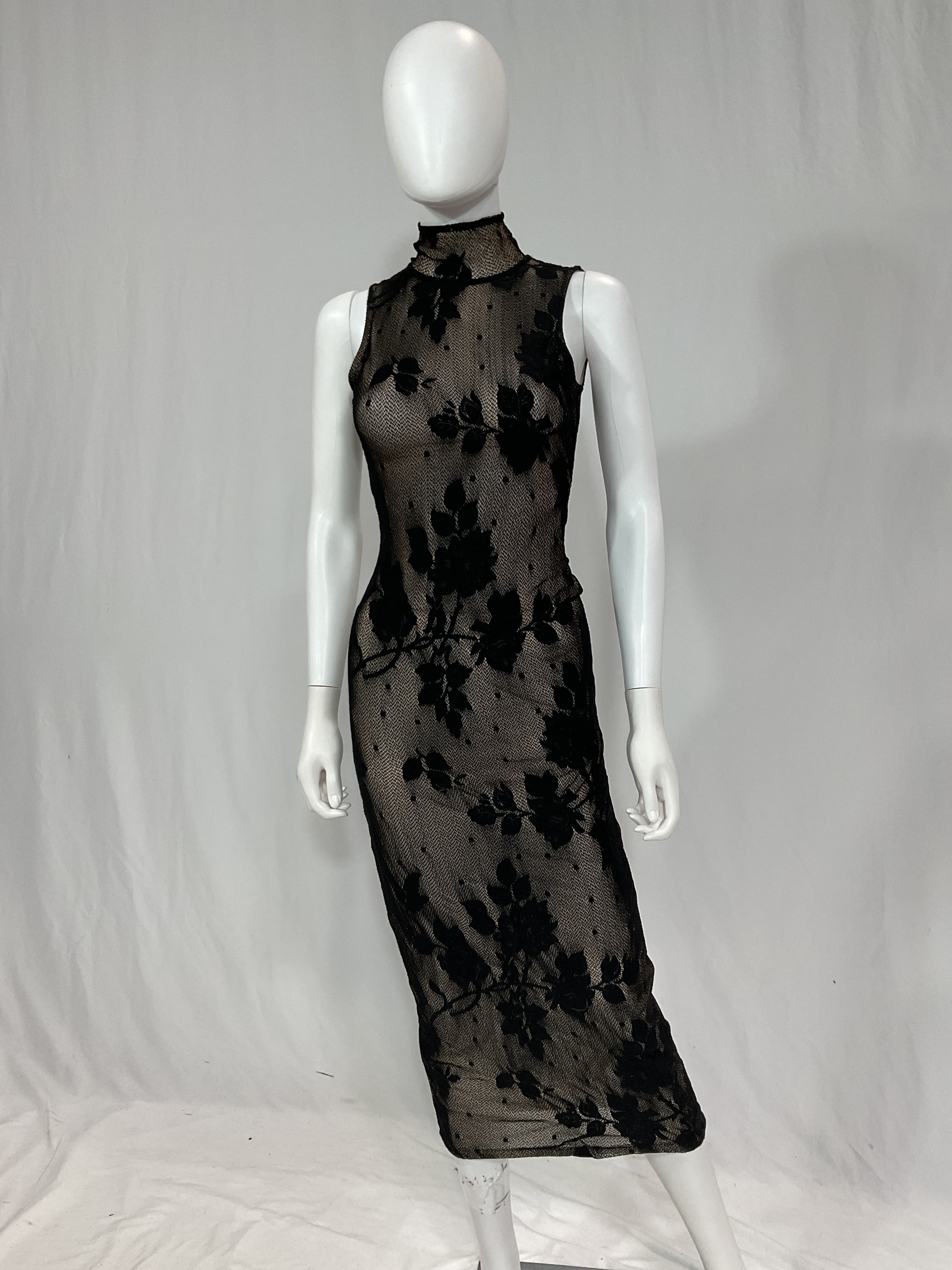 Macelina Maxi Dress In Black - Image 3