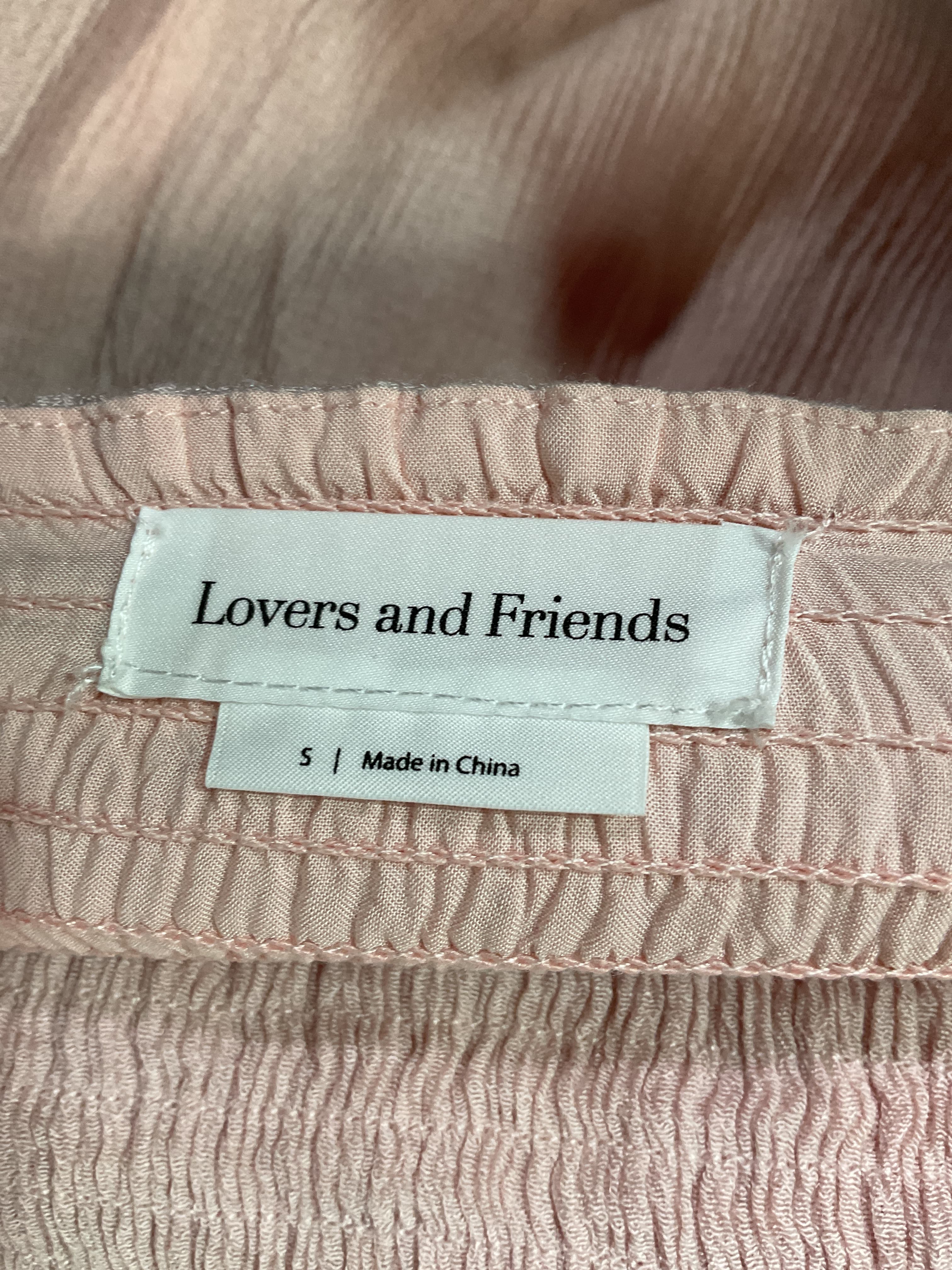 Fielle Midi Dress In Baby Pink - Image 4