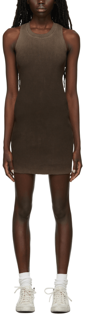 Ssense Exclusive Brown Ibiza Dress - Image 1