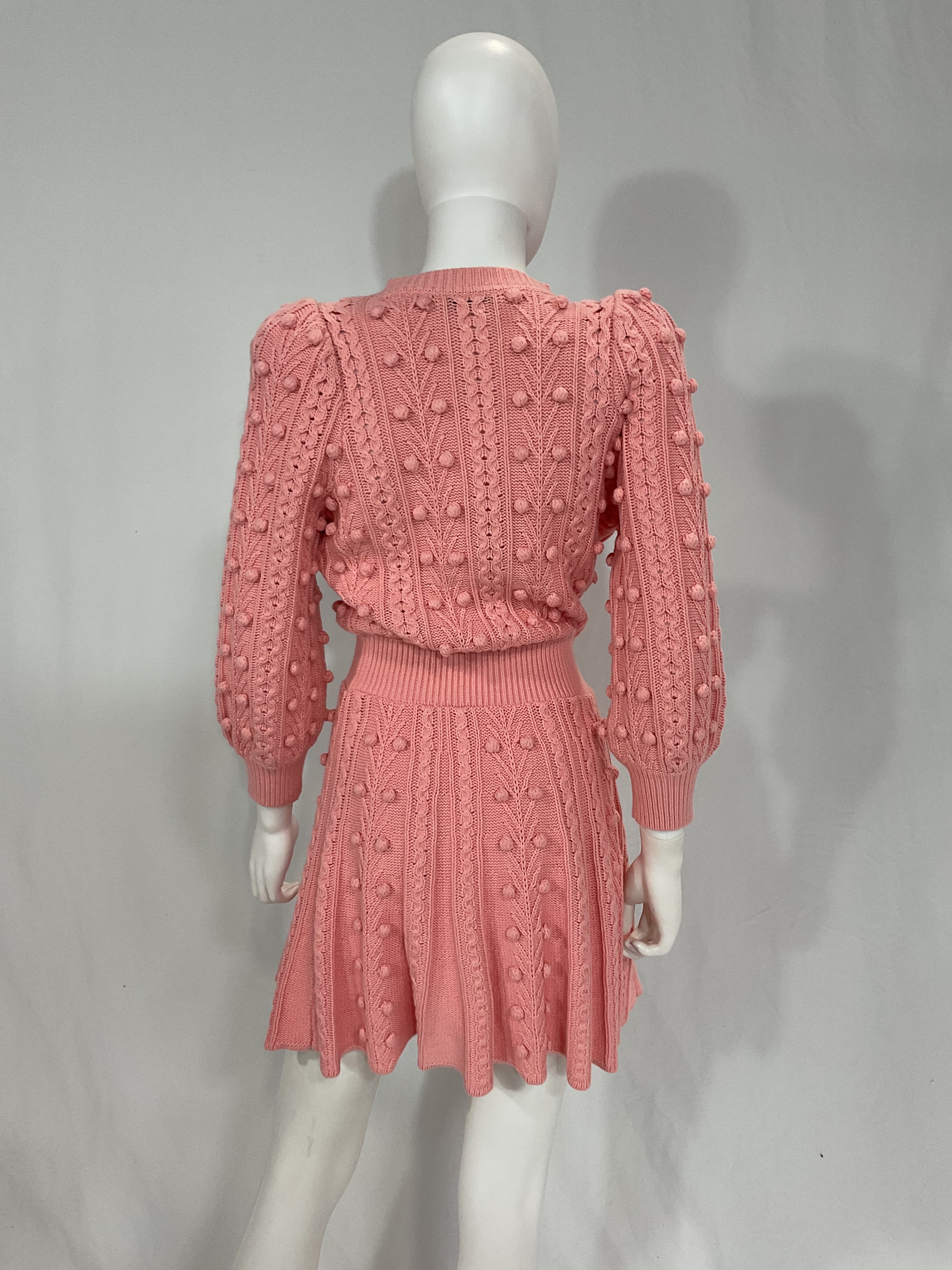 Kitty Bow Front Sweater Dress - Image 2