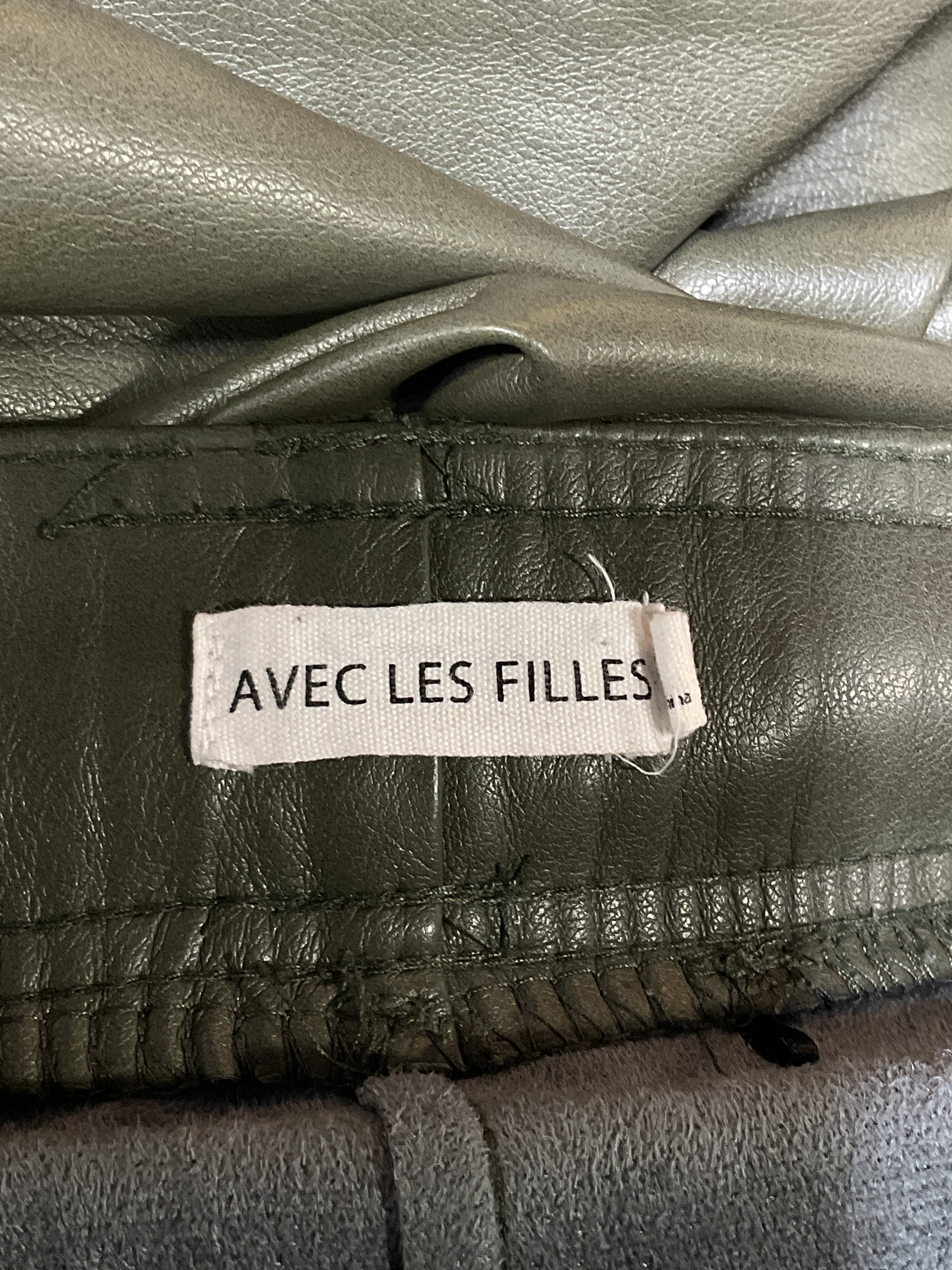 Faux Leather Joggers - Image 4