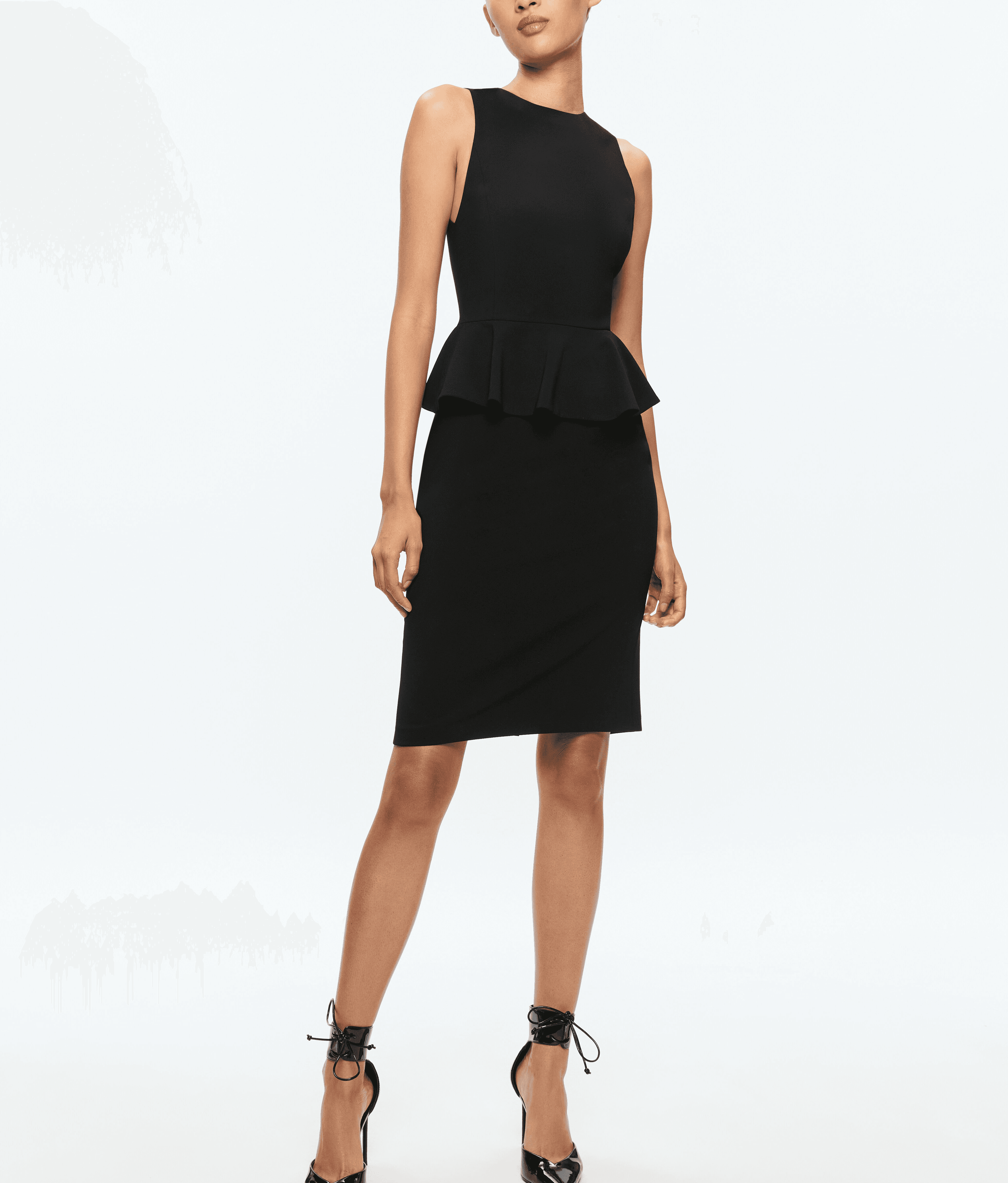 Poppy Peplum Midi Dress - Image 1