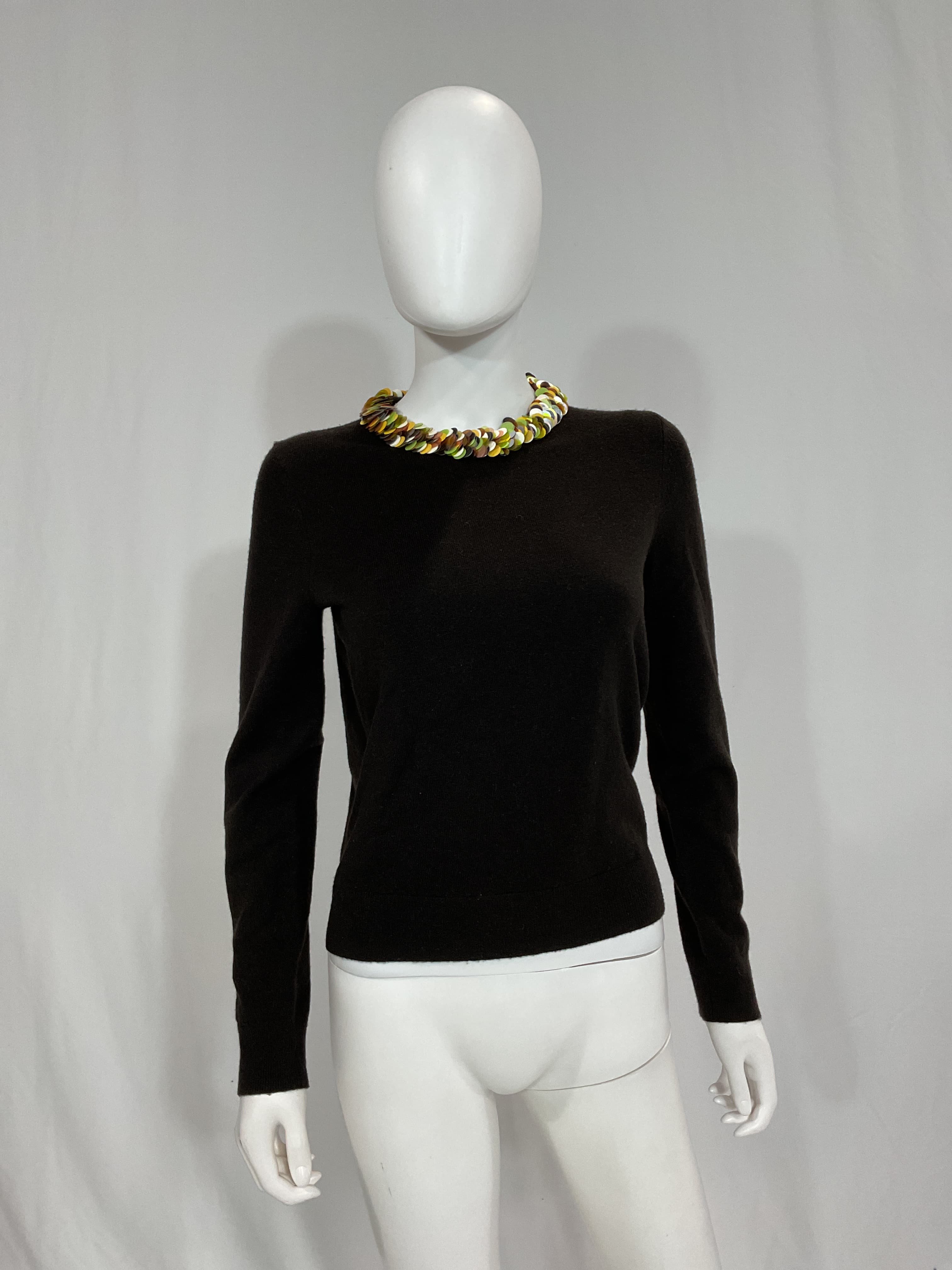 Wool And Sequin Sweater - Image 4
