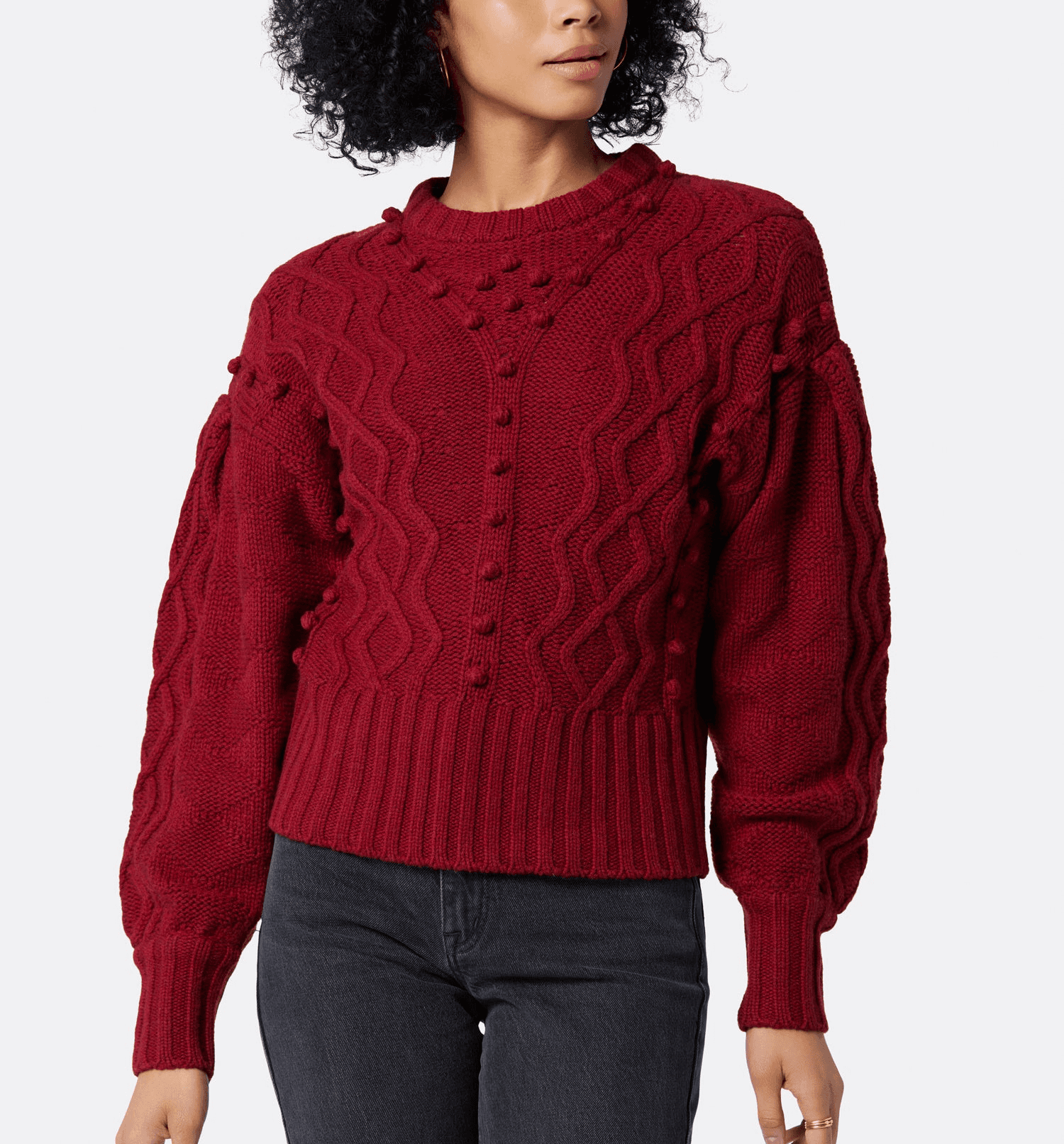 Astrid Crew Neck Wool Sweater - Image 1