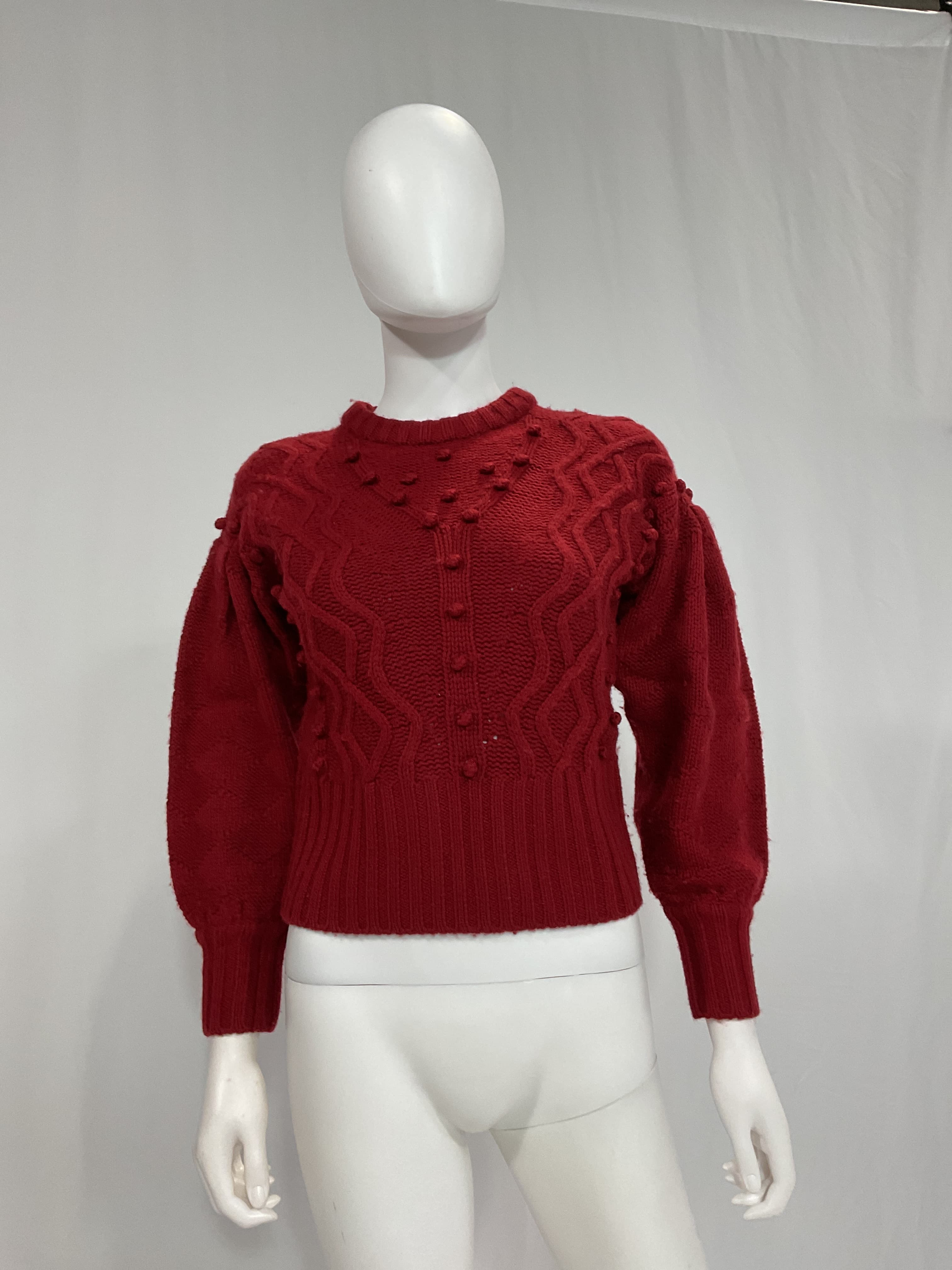 Astrid Crew Neck Wool Sweater - Image 3