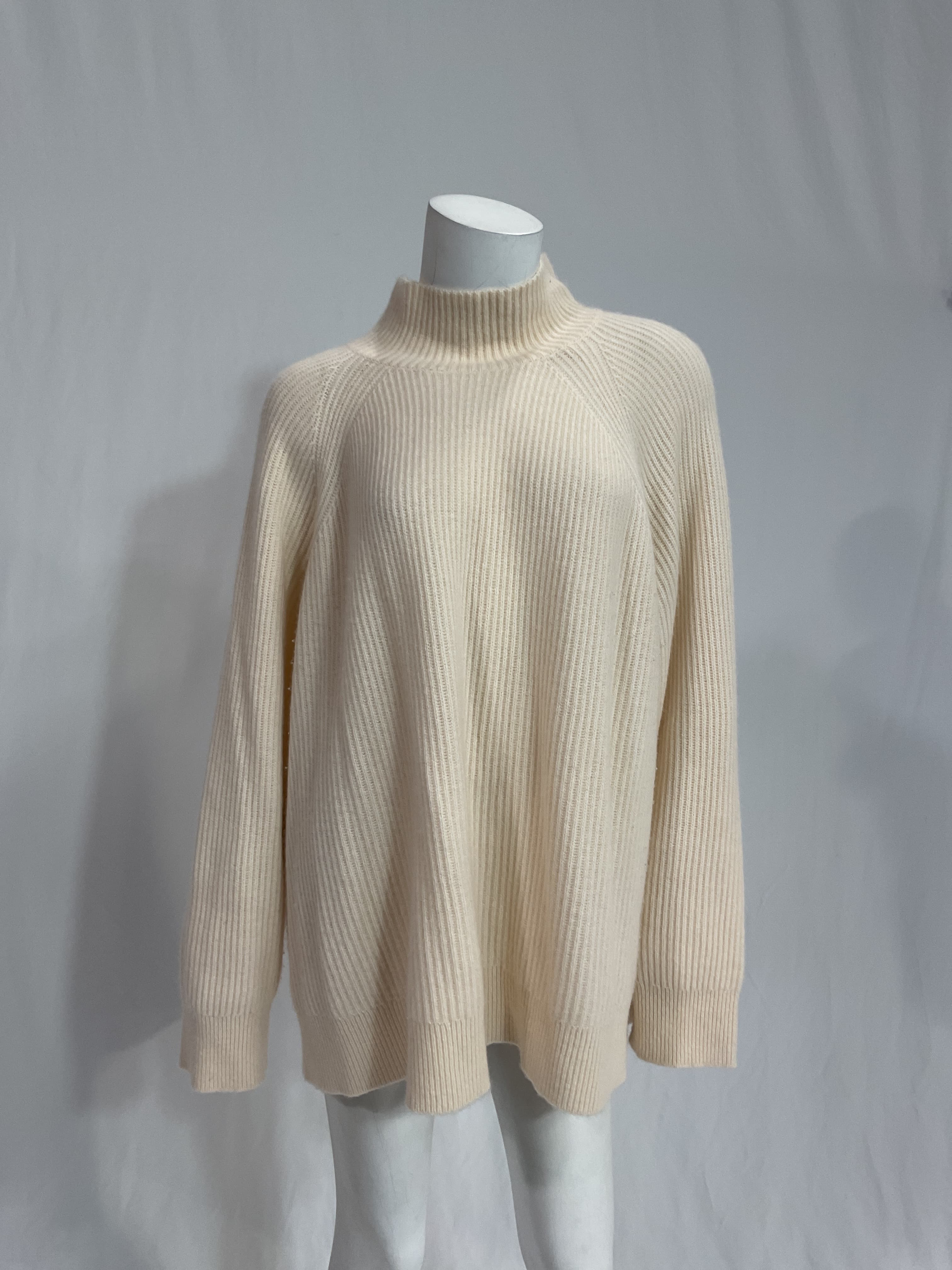 Ribbed Cashmere Turtleneck Sweater - Image 3