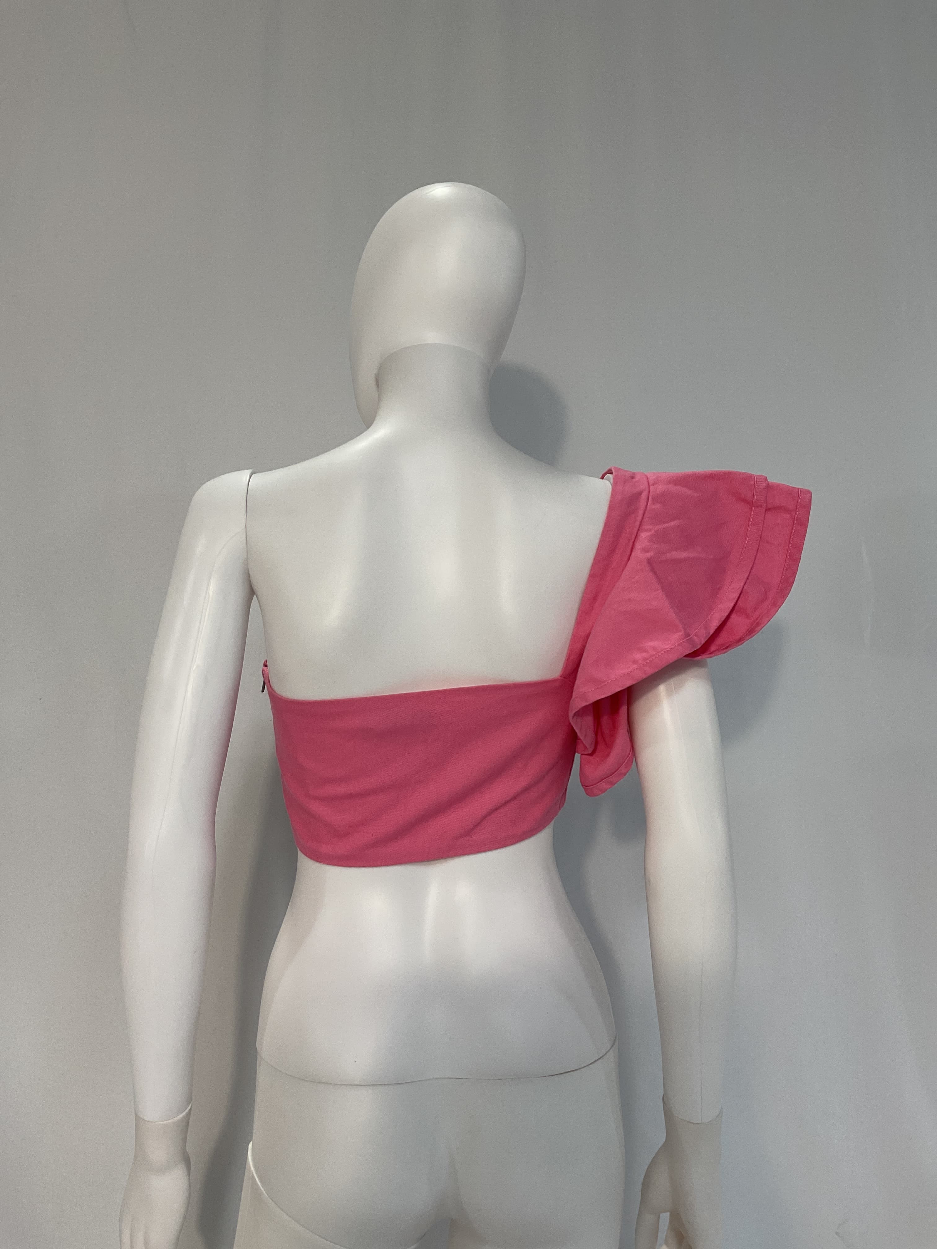 Zeha One Shoulder Bra Top In Calla Lily - Image 2