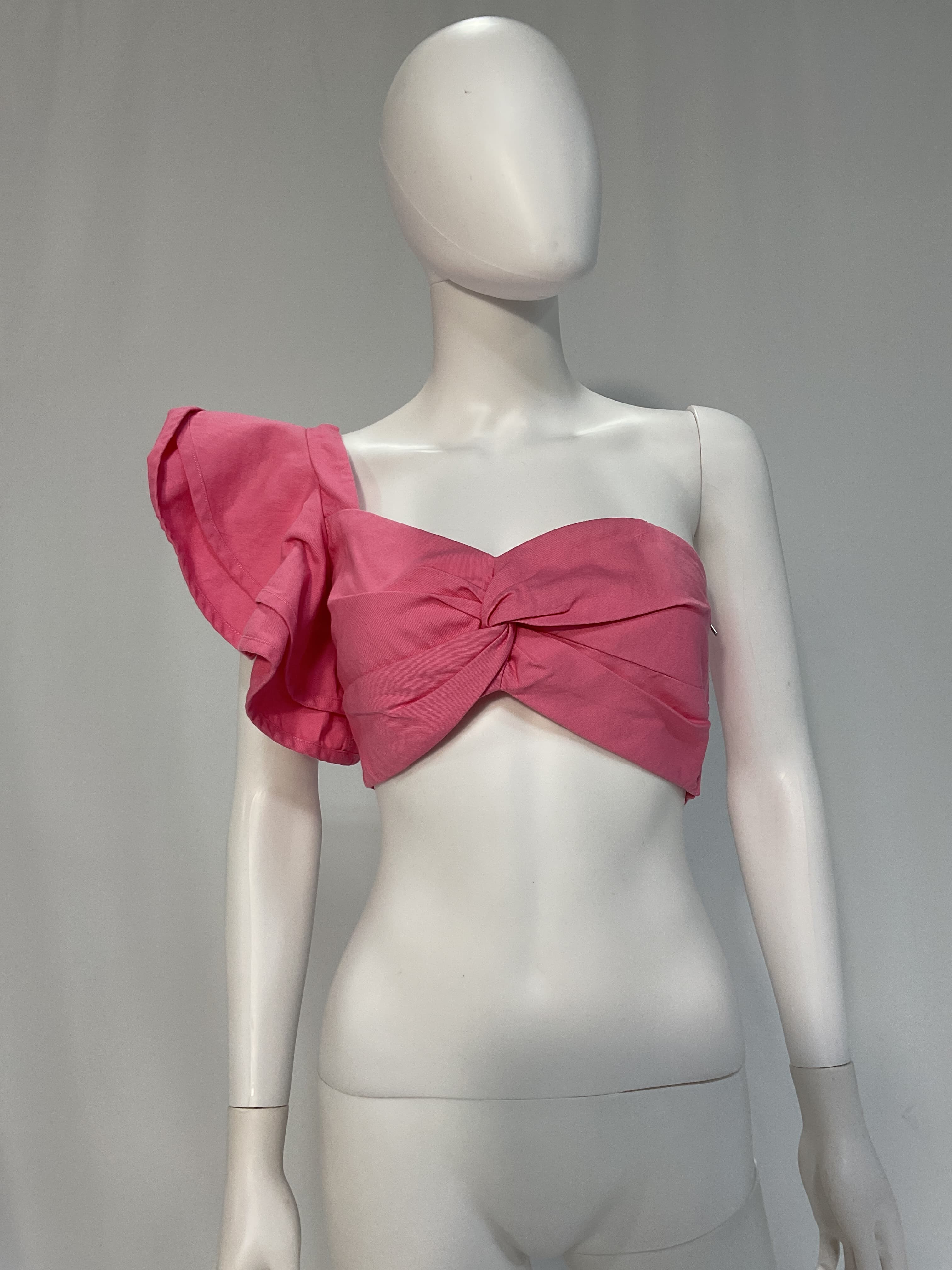 Zeha One Shoulder Bra Top In Calla Lily - Image 3