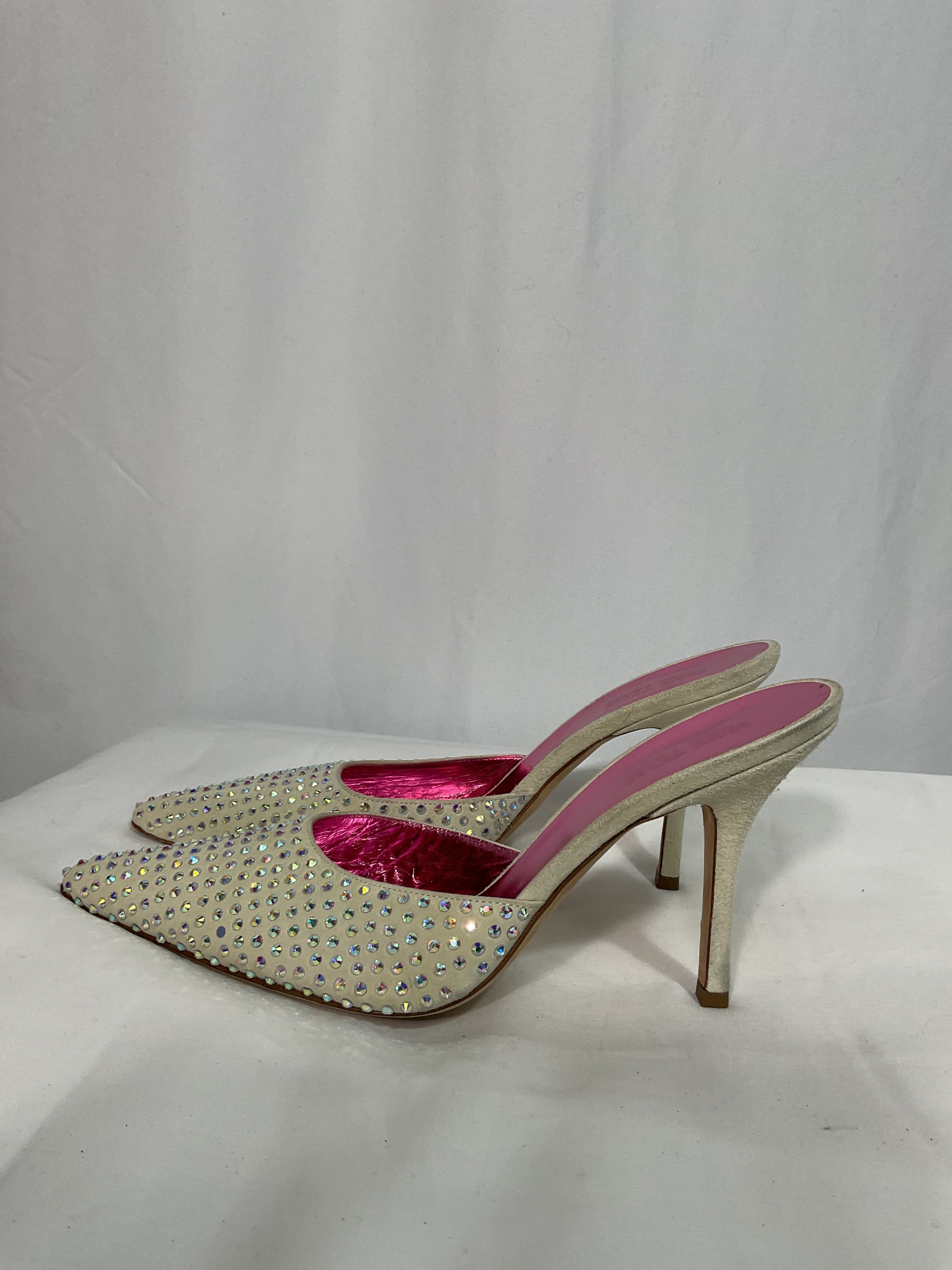 Paris Texas Exclusive To  Hollywood Embellished Suede Mules - Image 4
