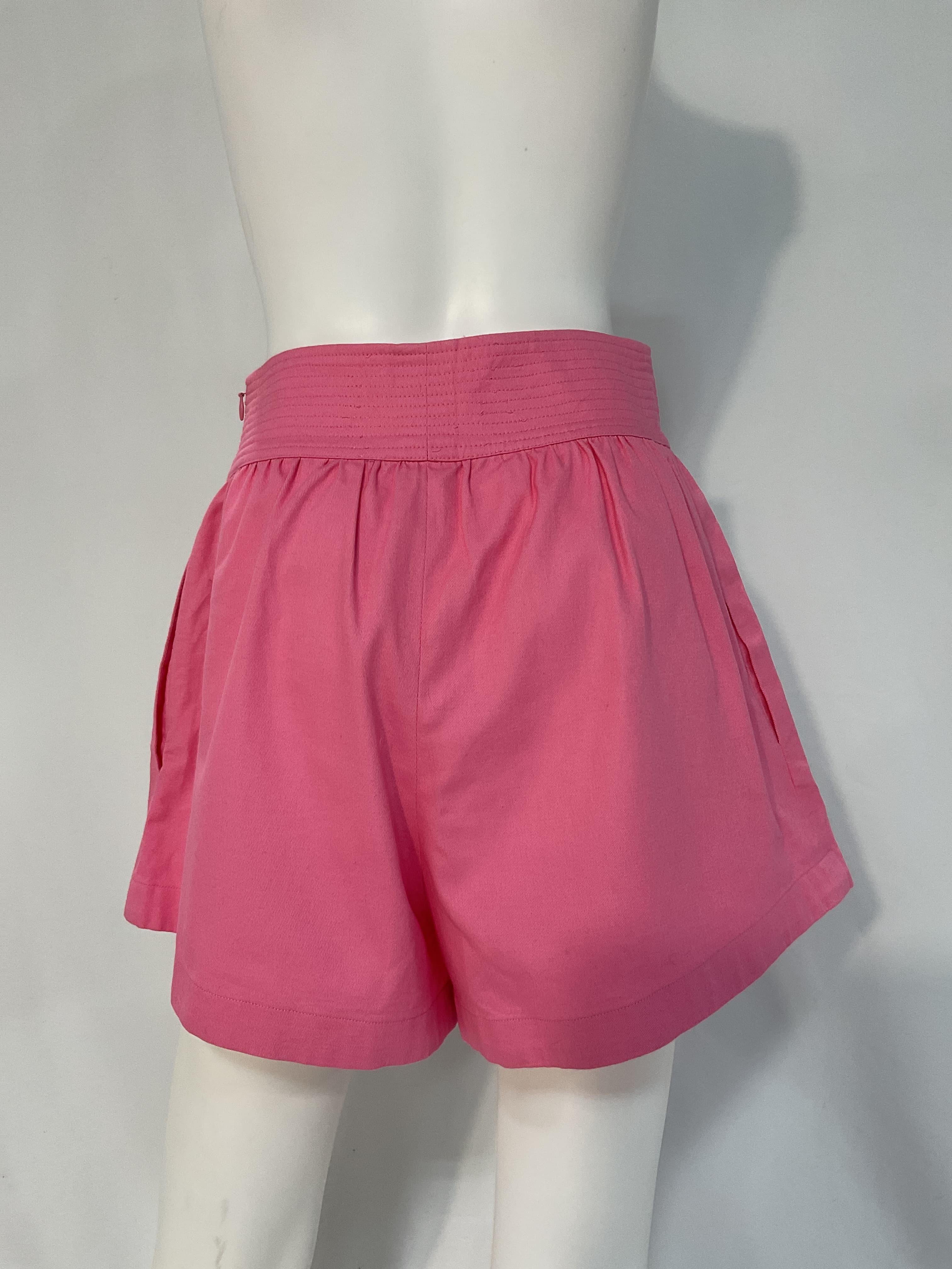 Joel Flare Shorts In Calla Lily - Image 2