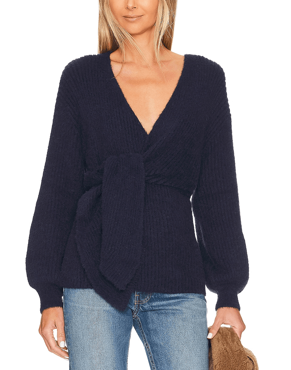 Khalida Wrap Sweater - Image 1
