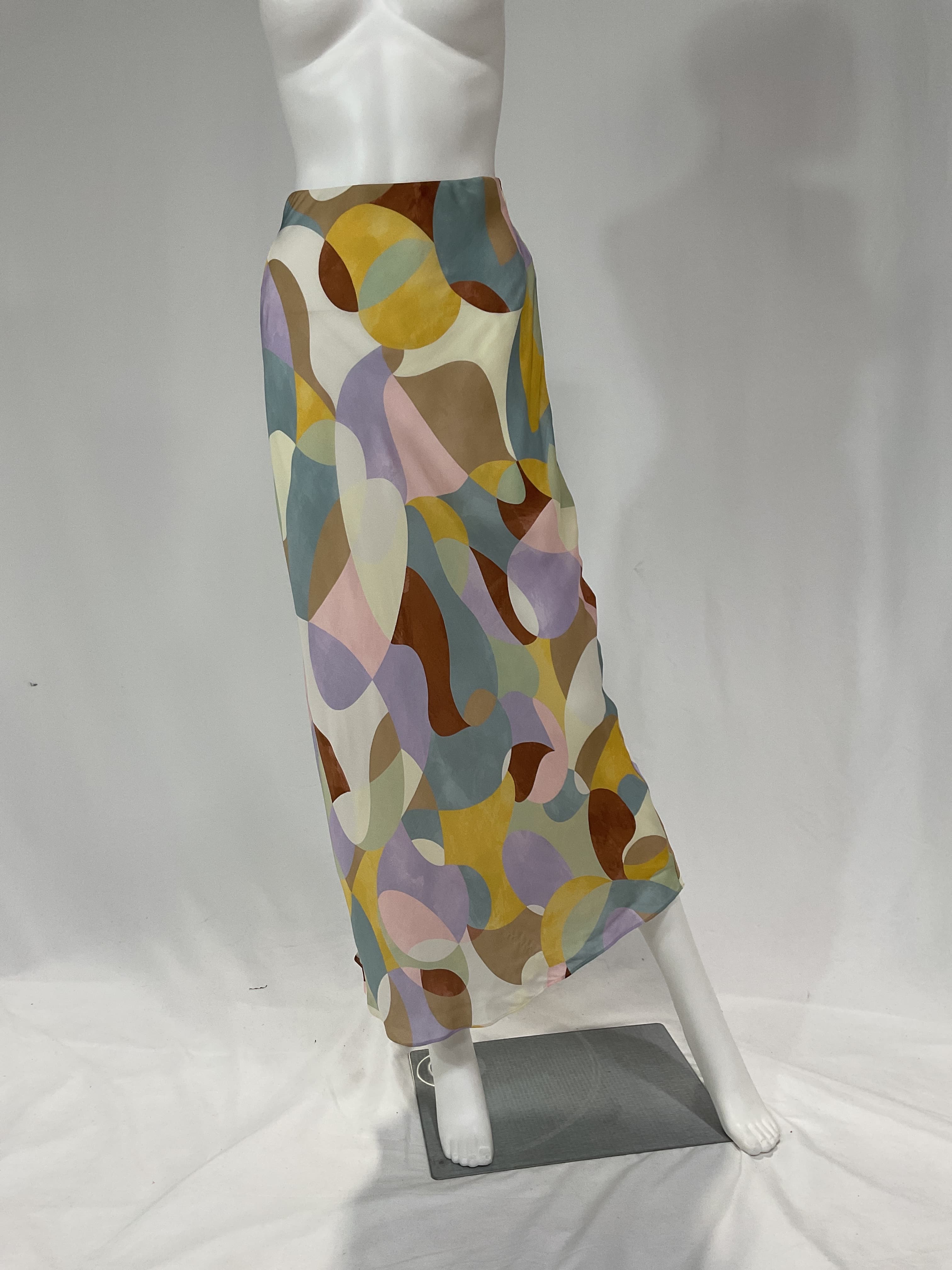 Aubrey Maxi Skirt In Artist Palette Multi - Image 3