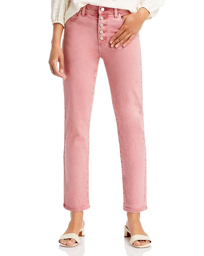 Cindy Straight Button Fly Jeans - Image 1