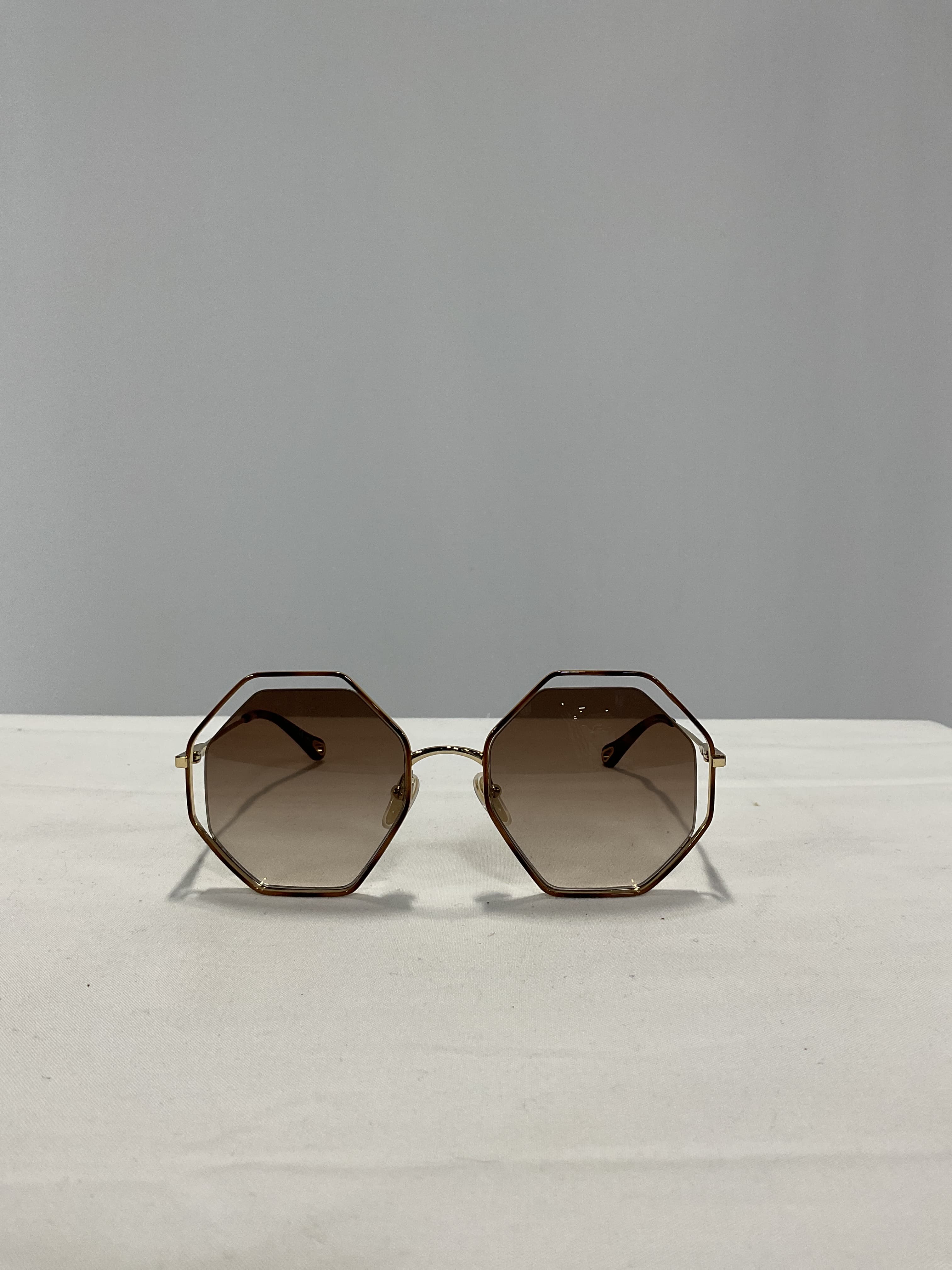 Octagonal Cut-Out Sunglasses - Image 2
