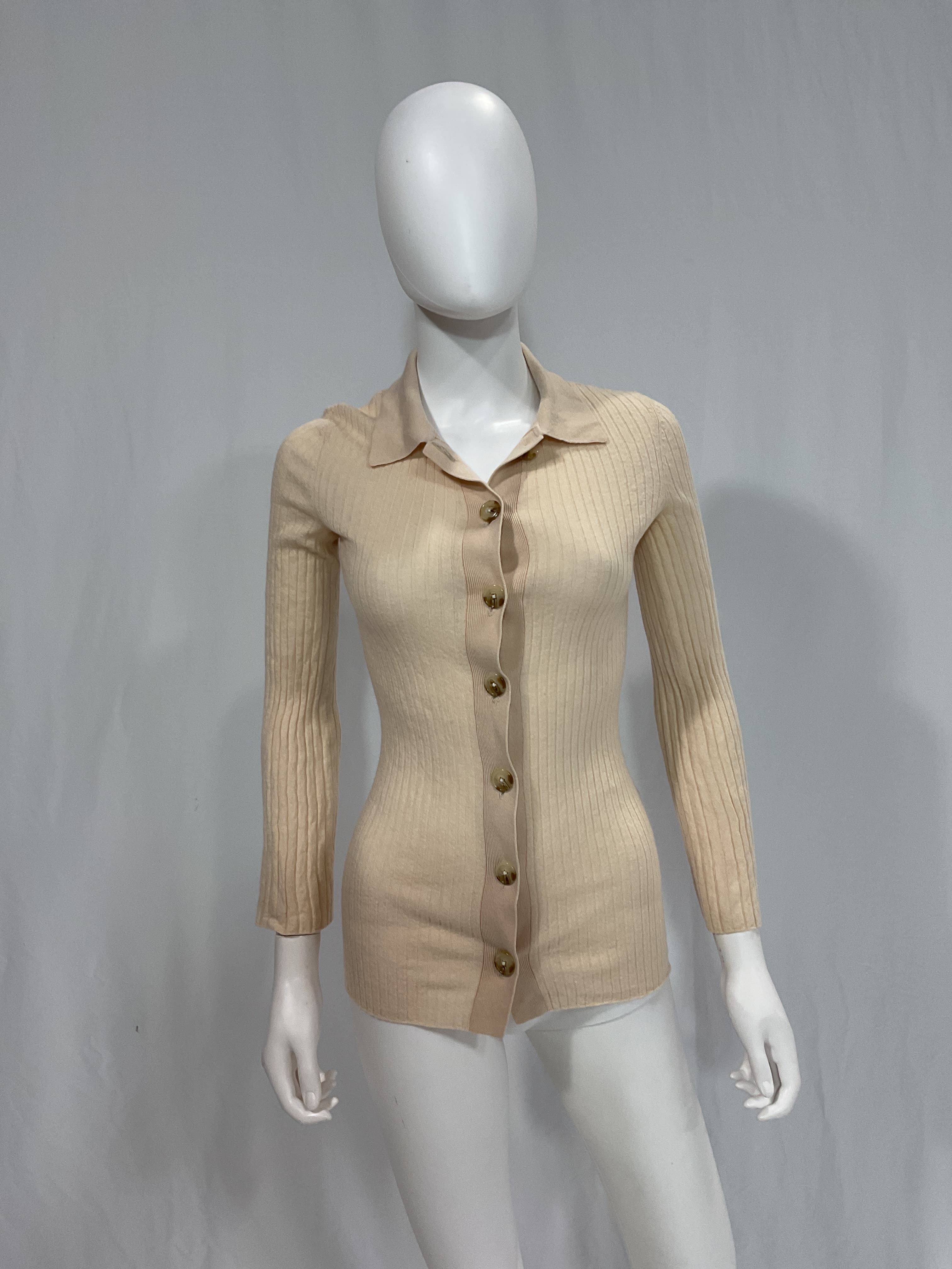 Biola Ribbed Wool And Cashmere-Blend Top - Image 2