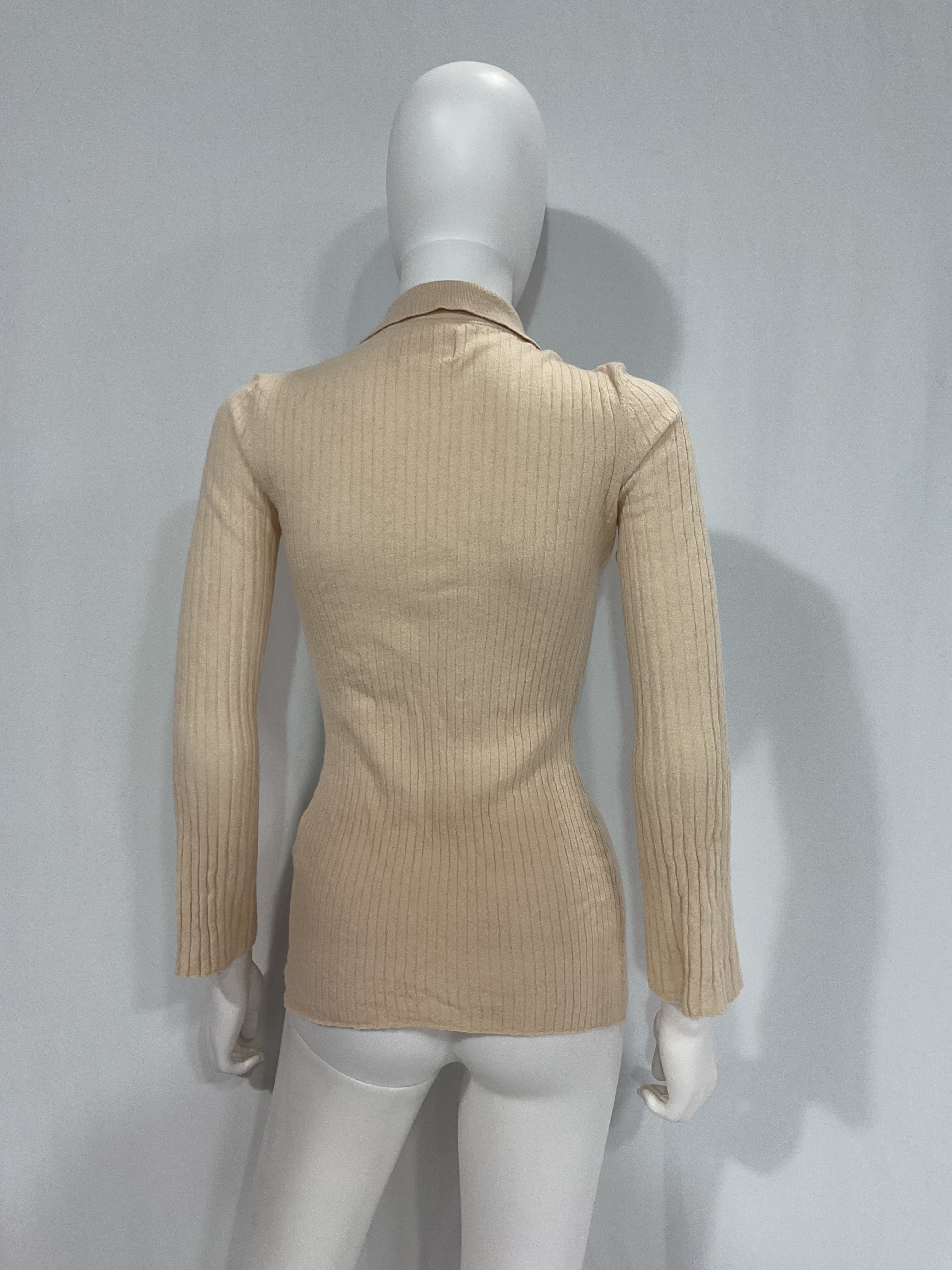 Biola Ribbed Wool And Cashmere-Blend Top - Image 4