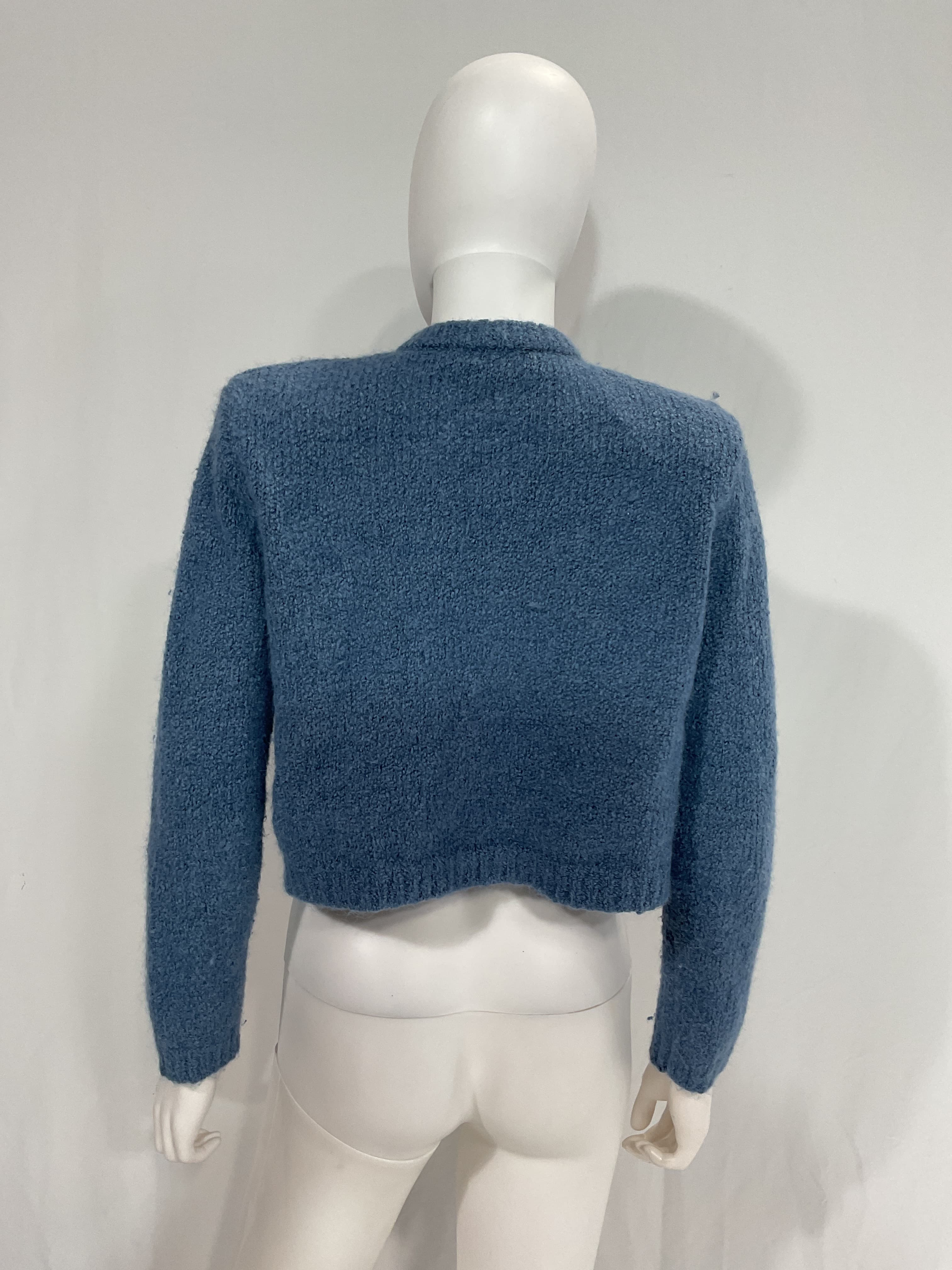 Mini Boucl Knit Cardigan - Image 4