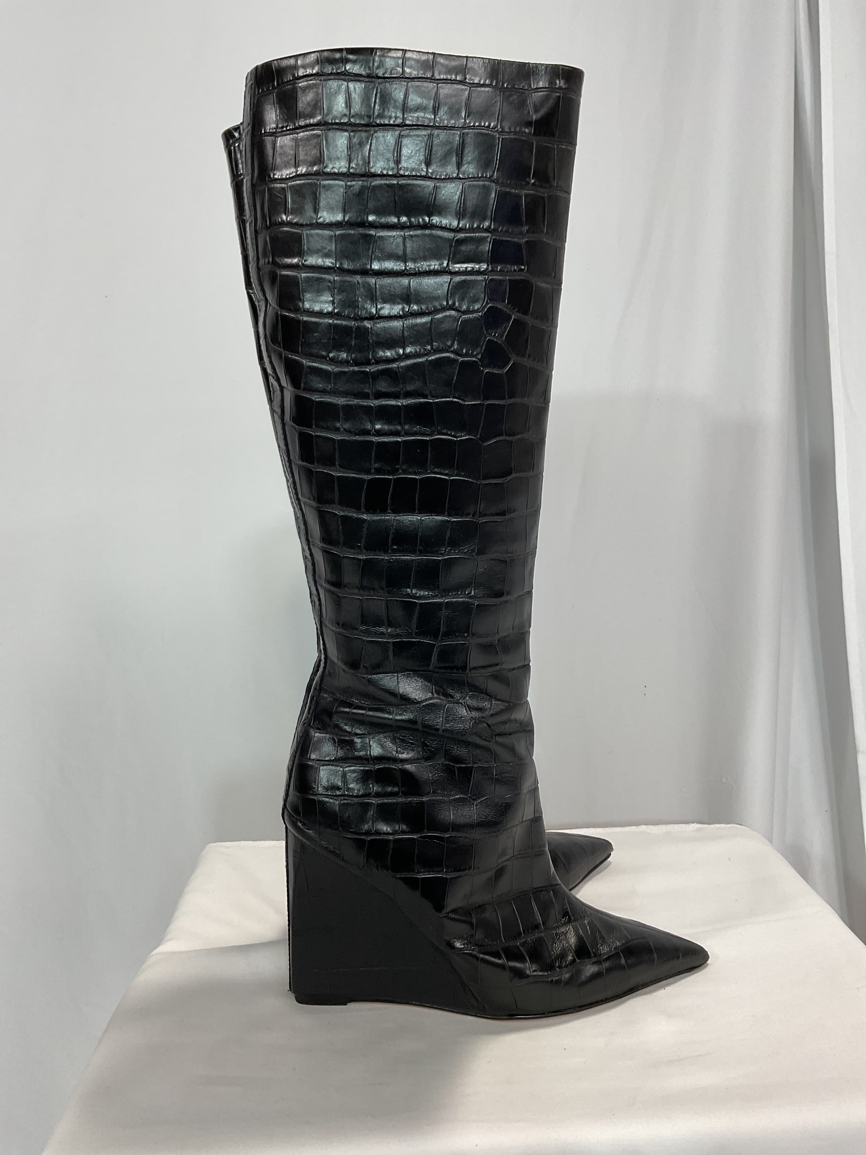 Asya Up Wedge Knee High Boot - Image 2