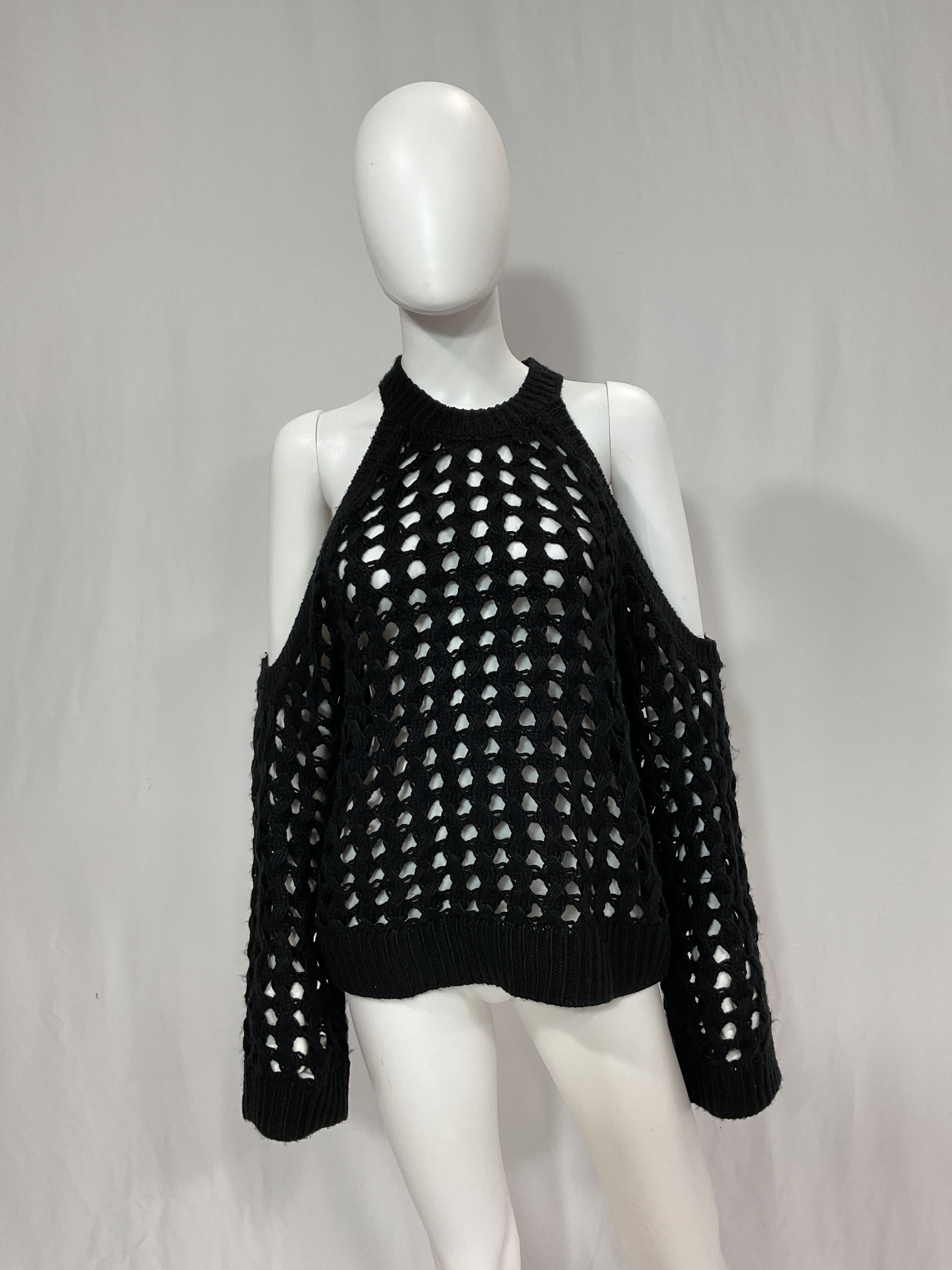 Inez Open Cable Sweater - Image 2