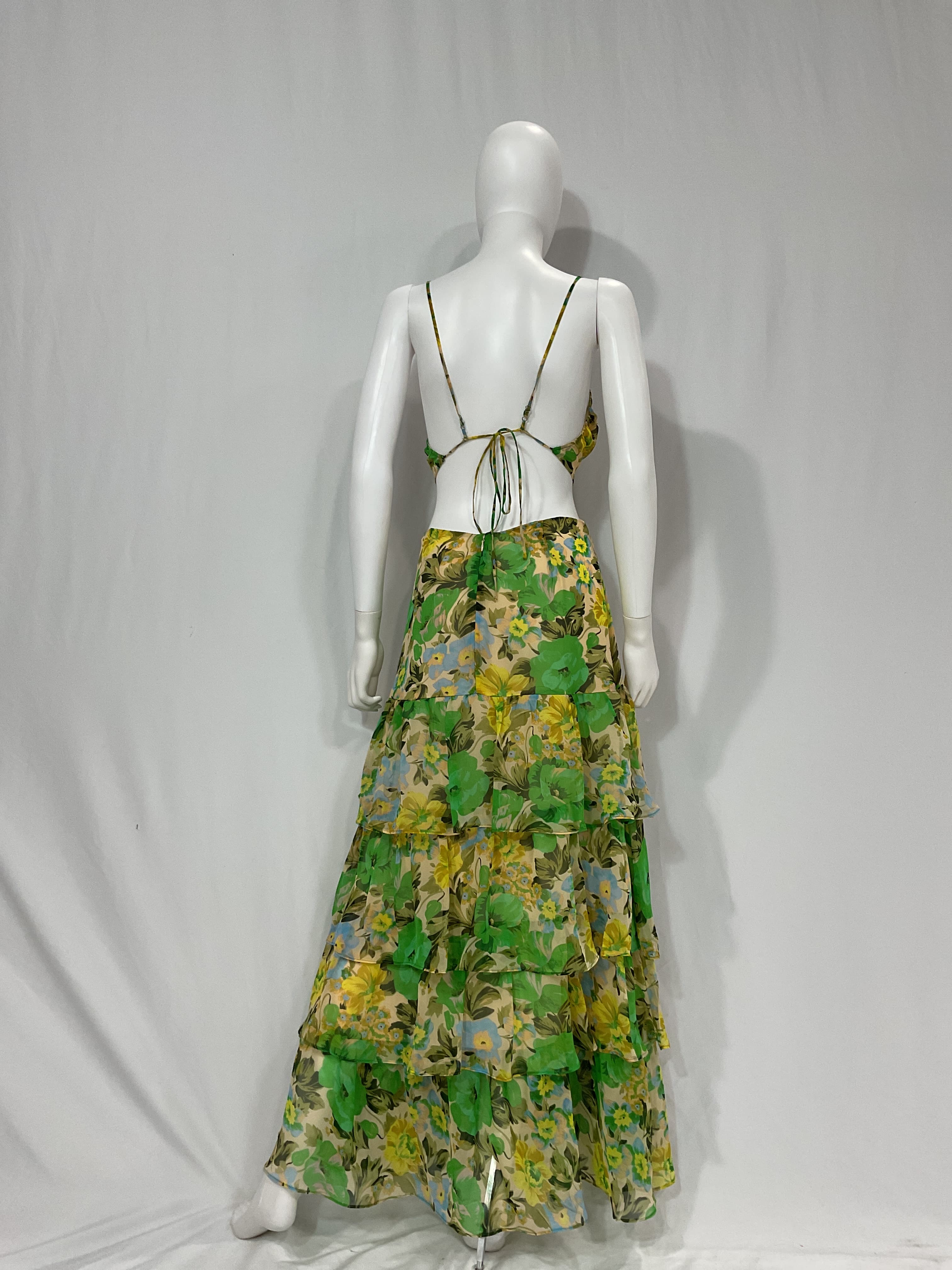 Aneira Dress In Green Multi - Image 2