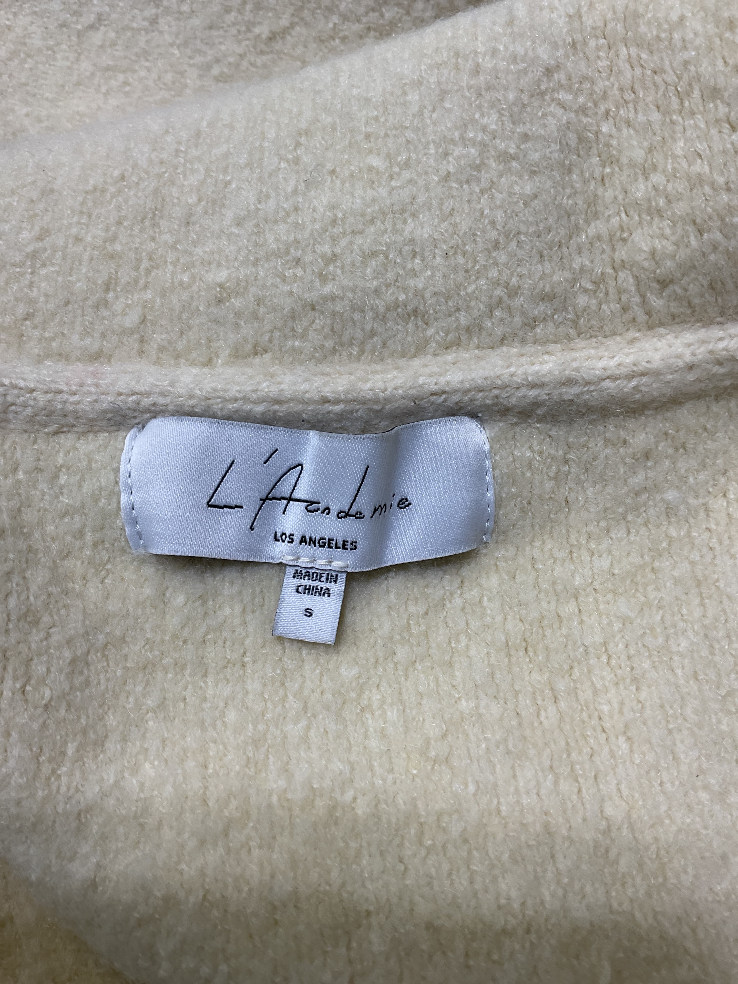 London Cardigan In Cream - Image 4