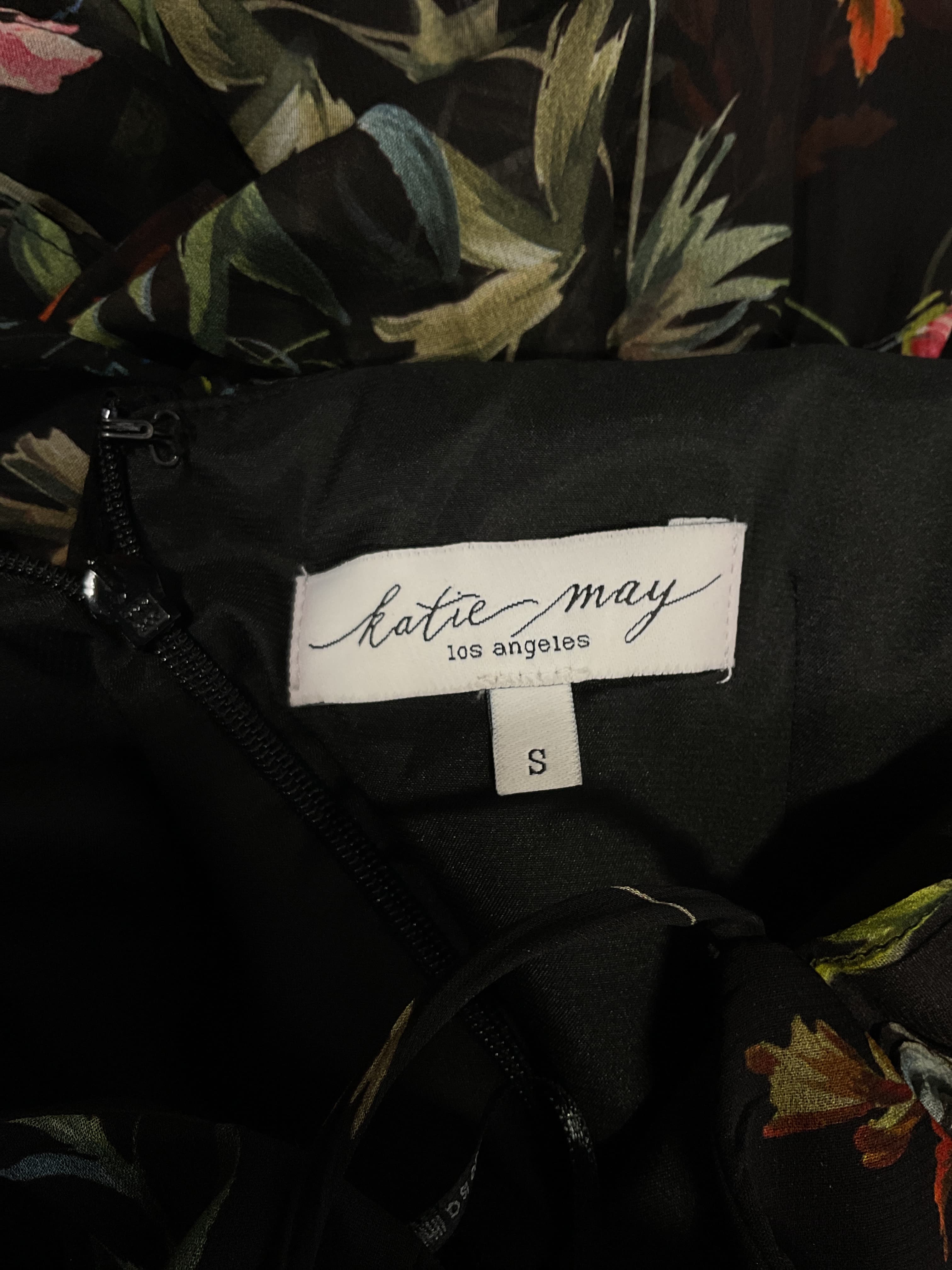 Always Overdressed Gown In Black Floral - Image 2