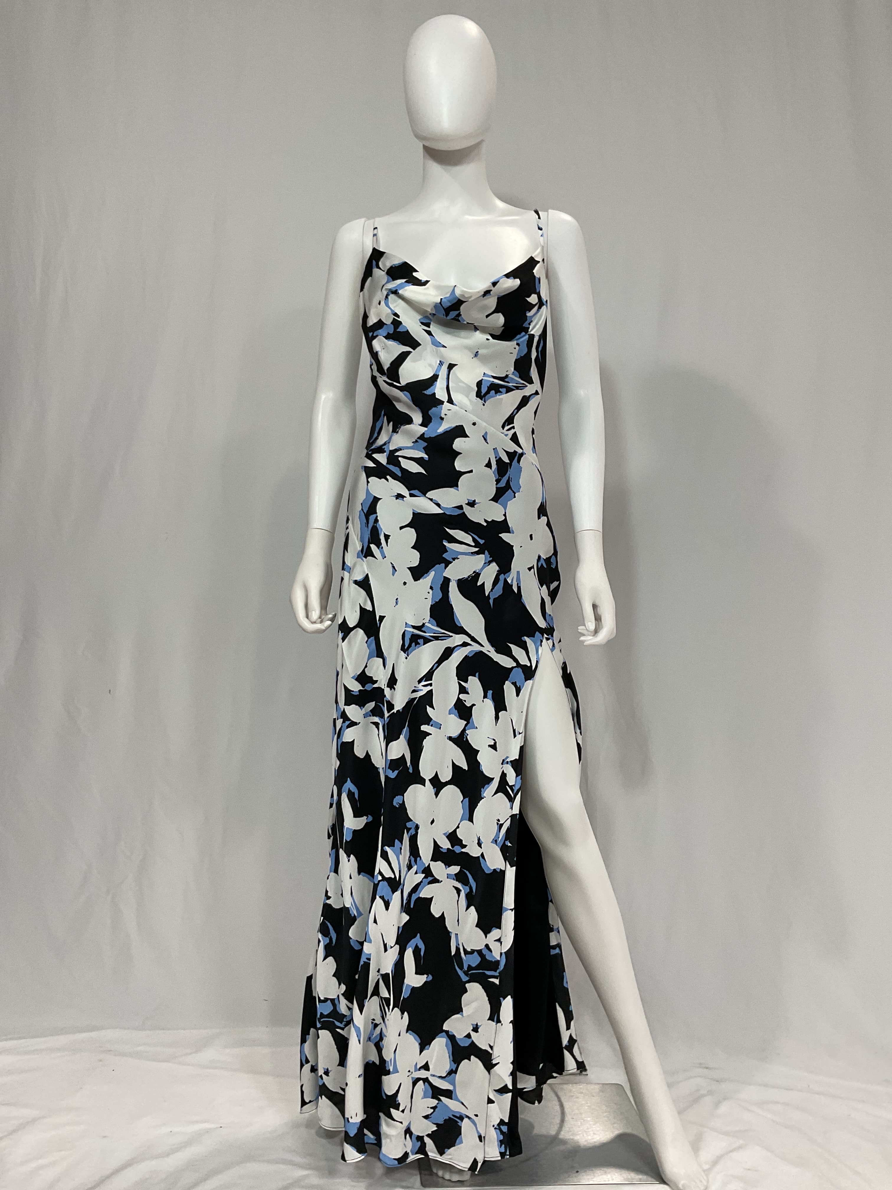 Ariel Asymmetrical Cowl Gown - Image 2