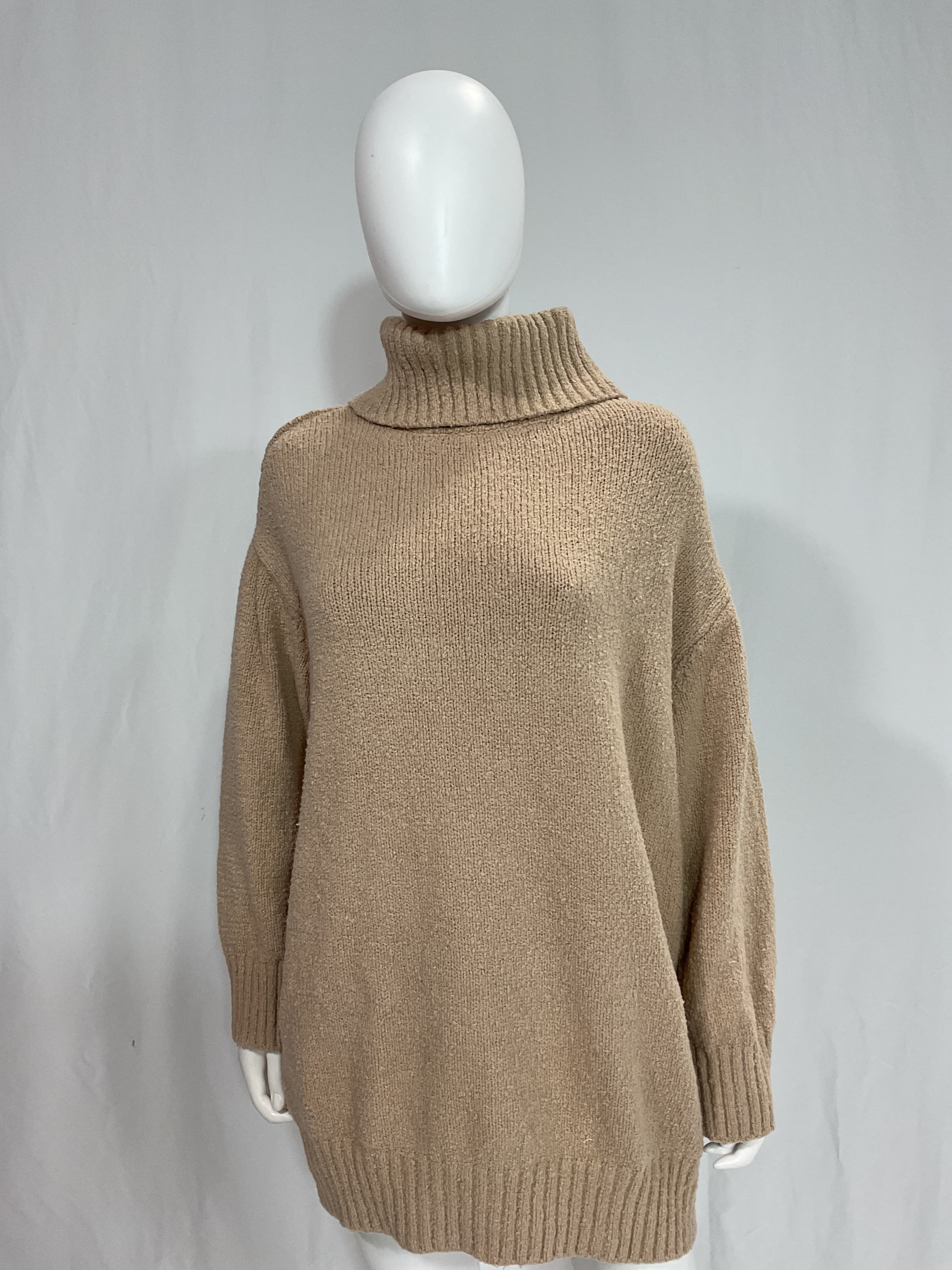 Ameya Sweater Dress In Light Beige - Image 4