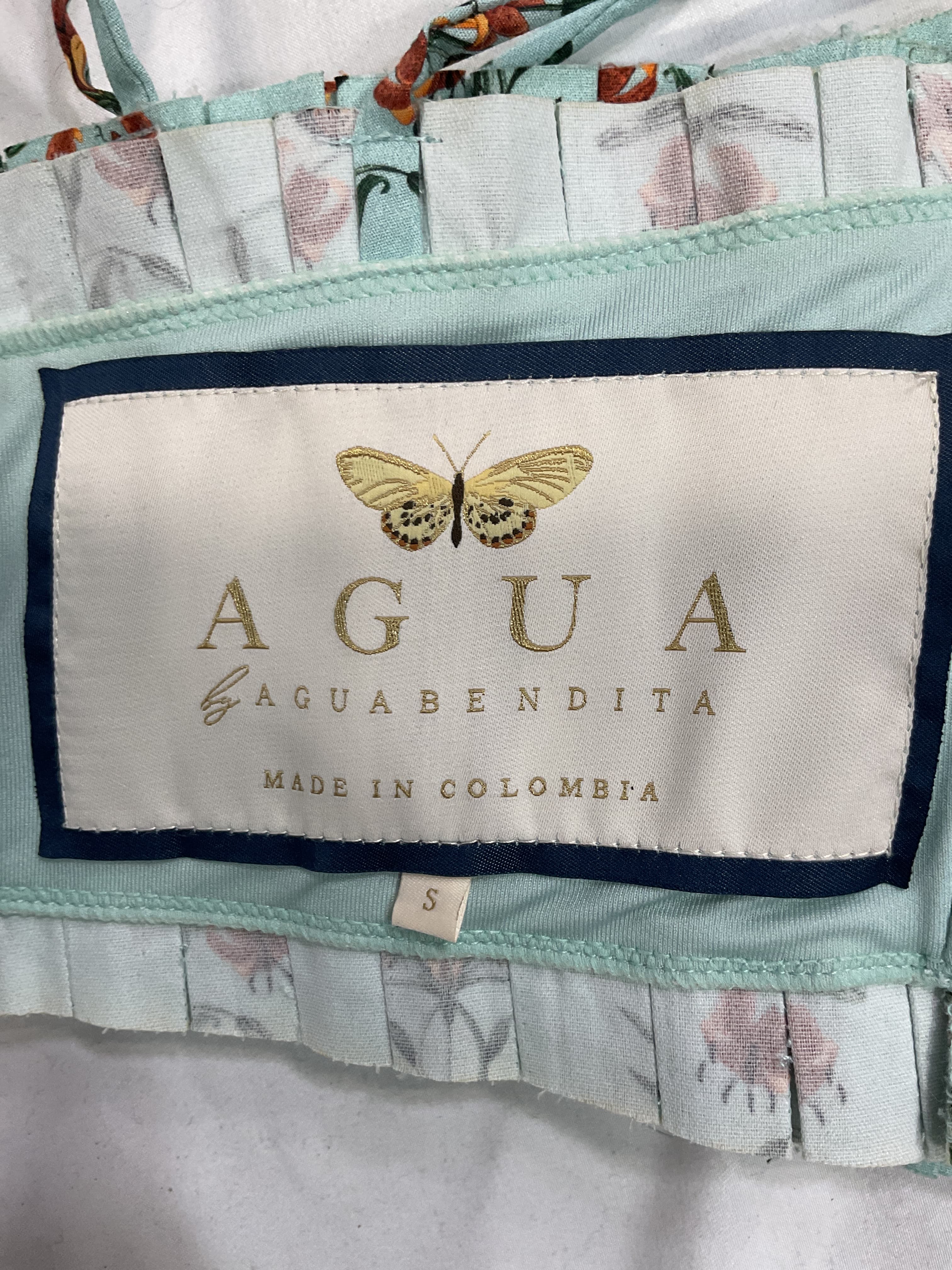Agua By Agua Bendita Moringa Monrca Azul Crop Top - Image 3