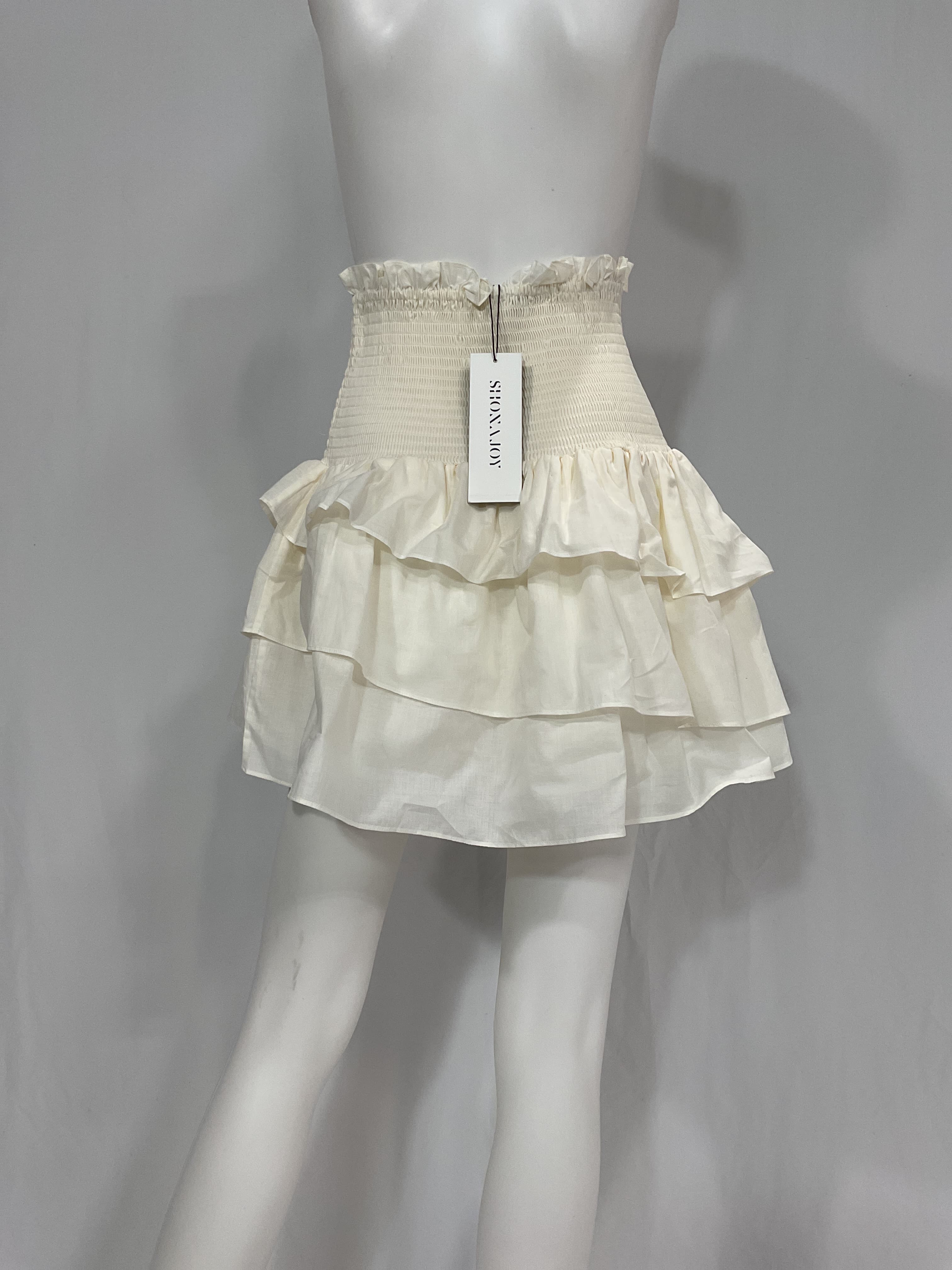Pia Shirred Mini Skirt - Image 3