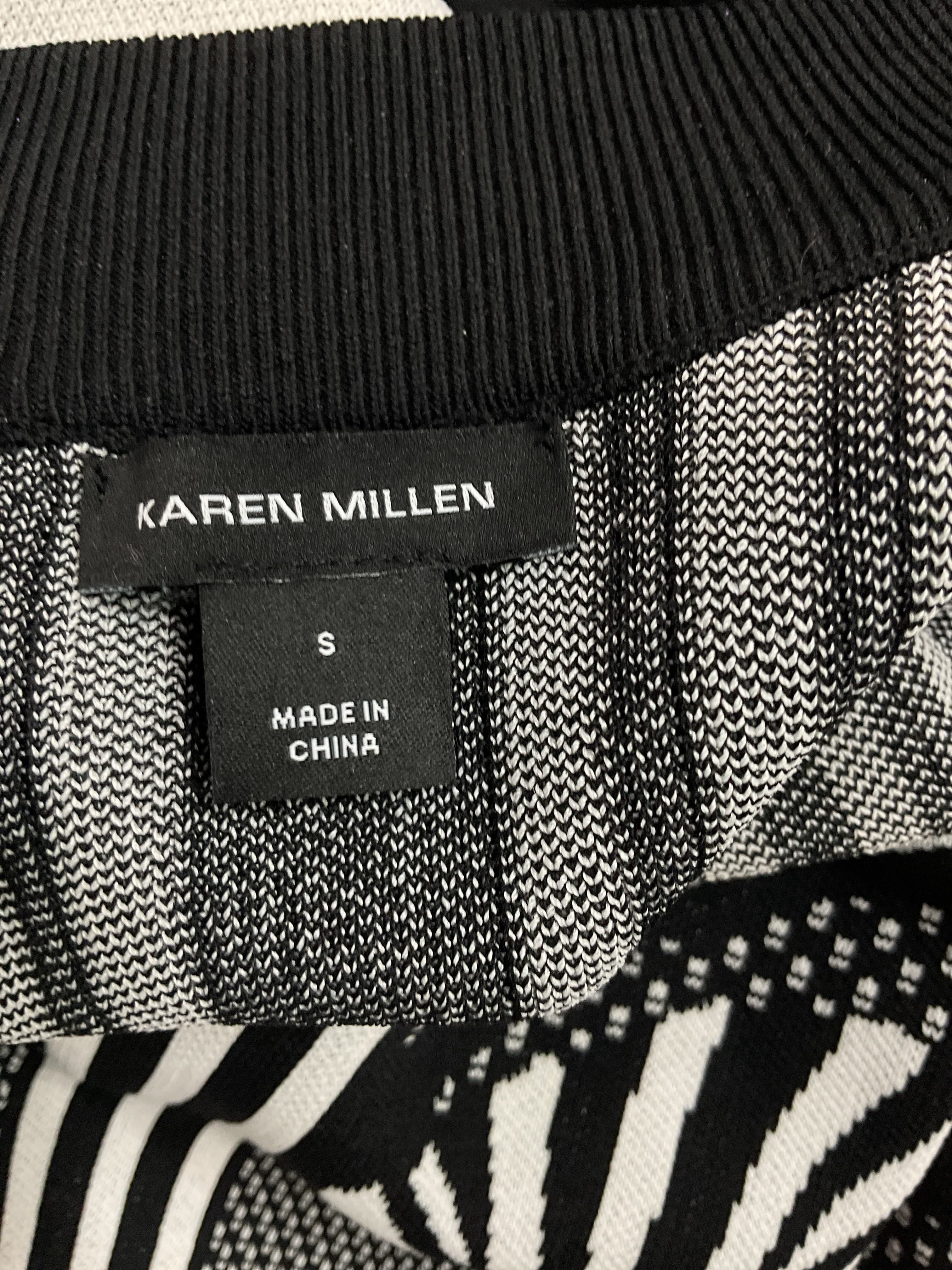 Mono Sporty Jacquard Knit Mini Skater Dress - Image 4