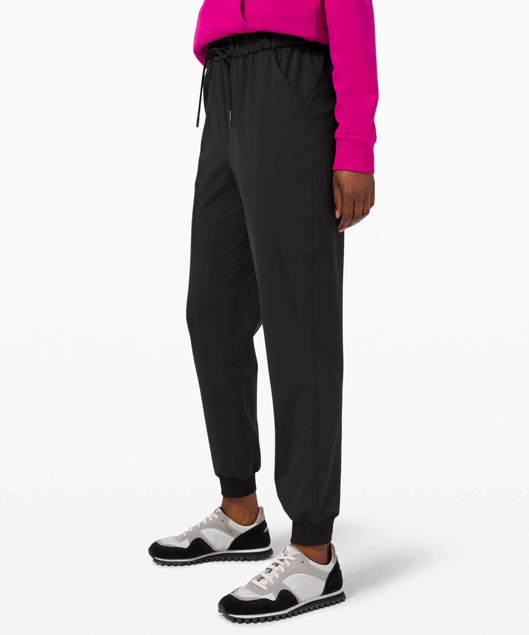 Stretch High-Rise Jogger *shorter Length Black - Image 1