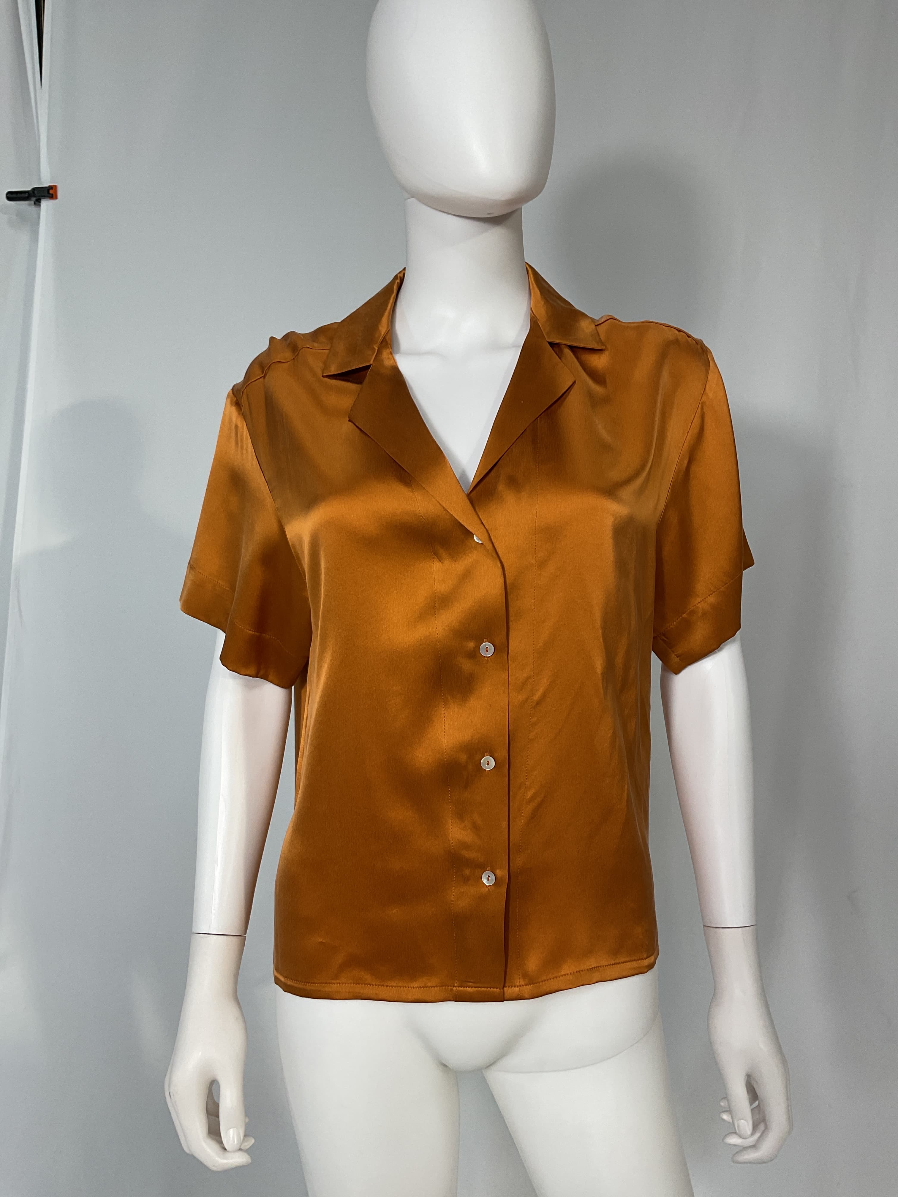 Prague Silk Satin Shirt - Image 2