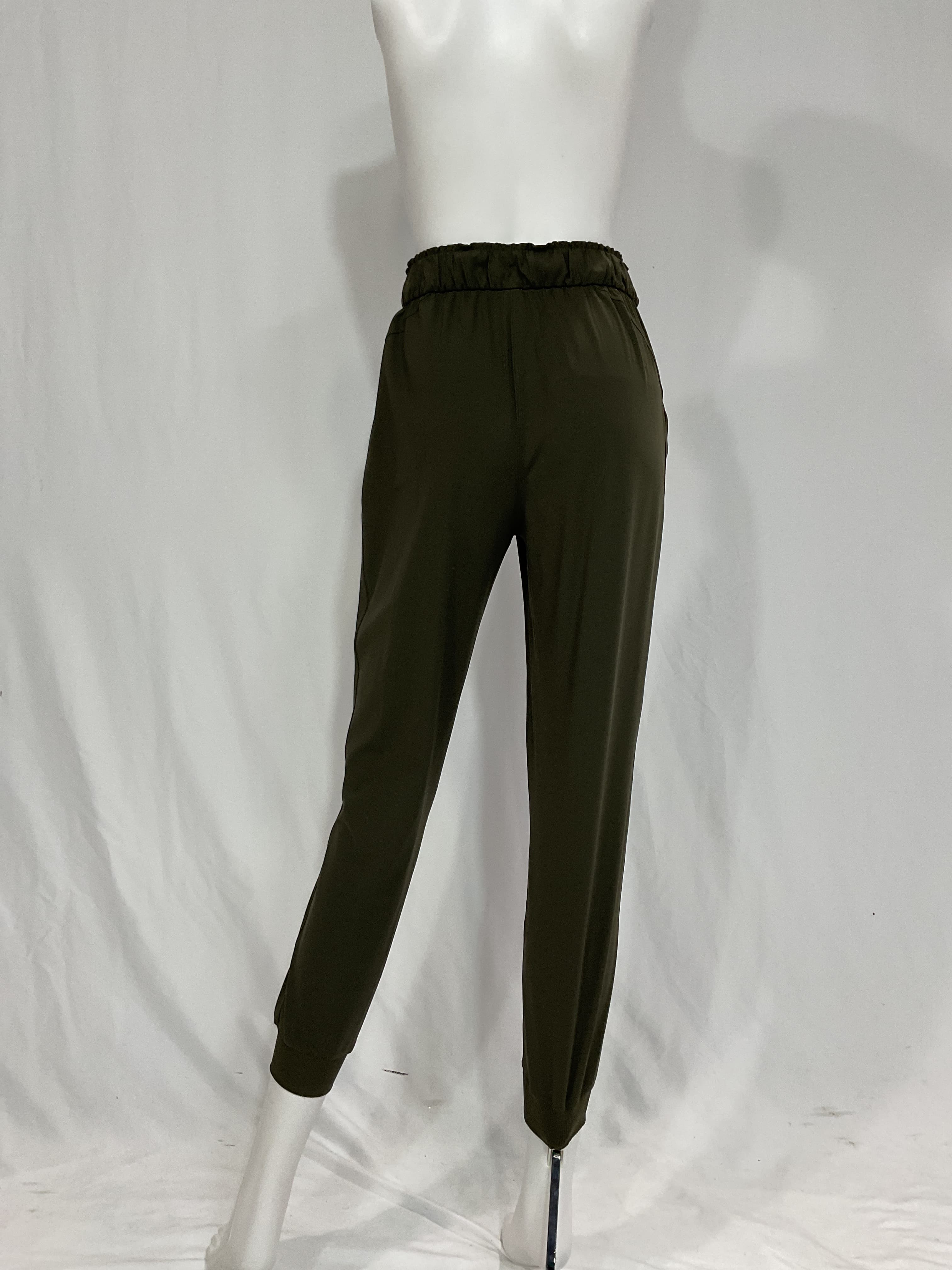 Stretch High-Rise Jogger *shorter Length Dark Olive - Image 3