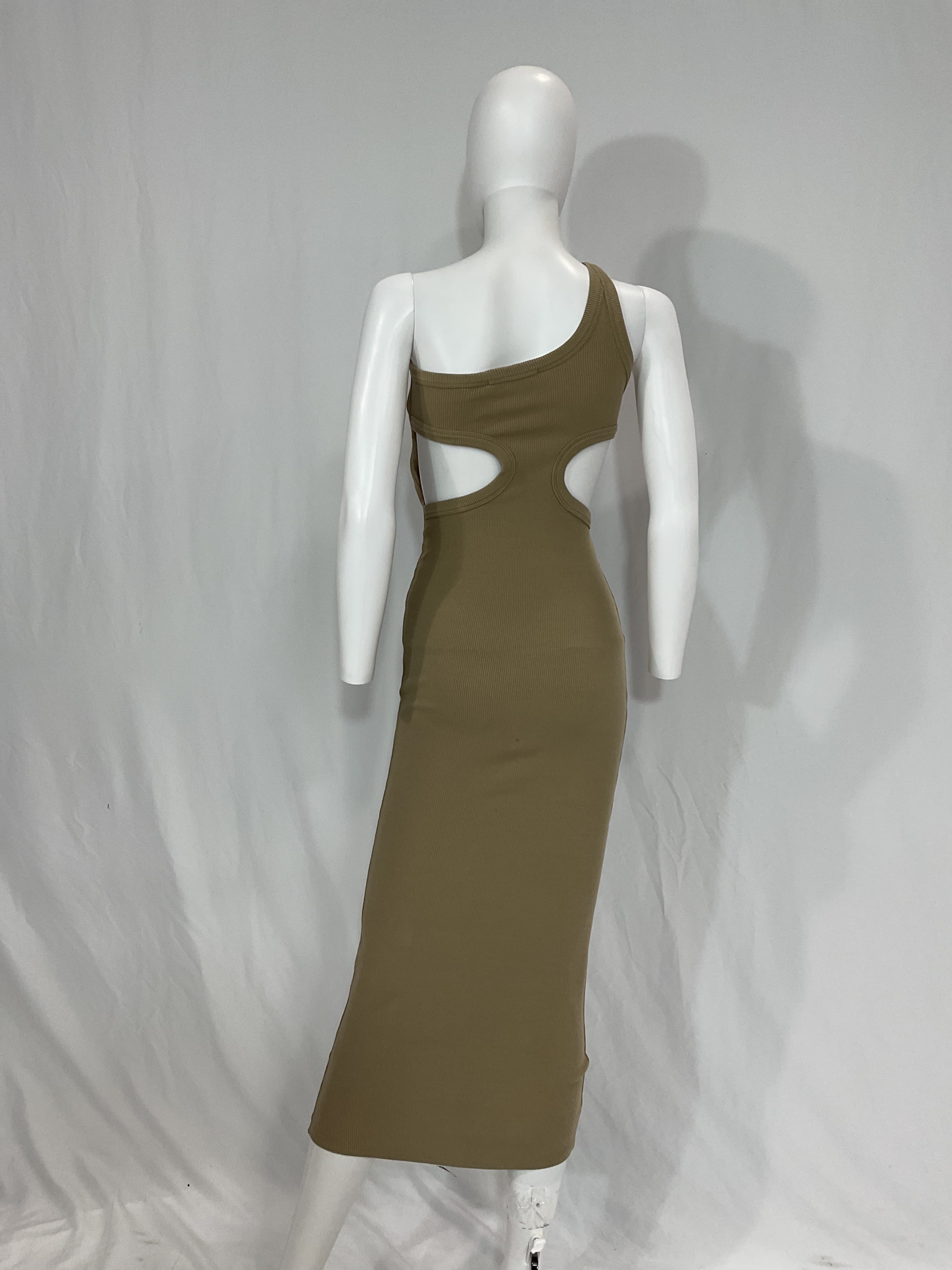 The Line By K Gael One-Shoulder Rib Knit Dress - Image 2